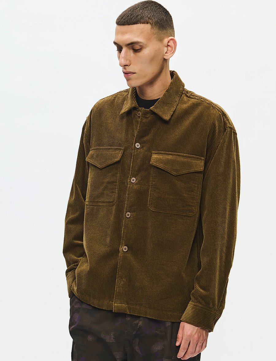 WOOD WOOD - WWDavid overshirt 25455 - herbstjacken - desert palm - 0