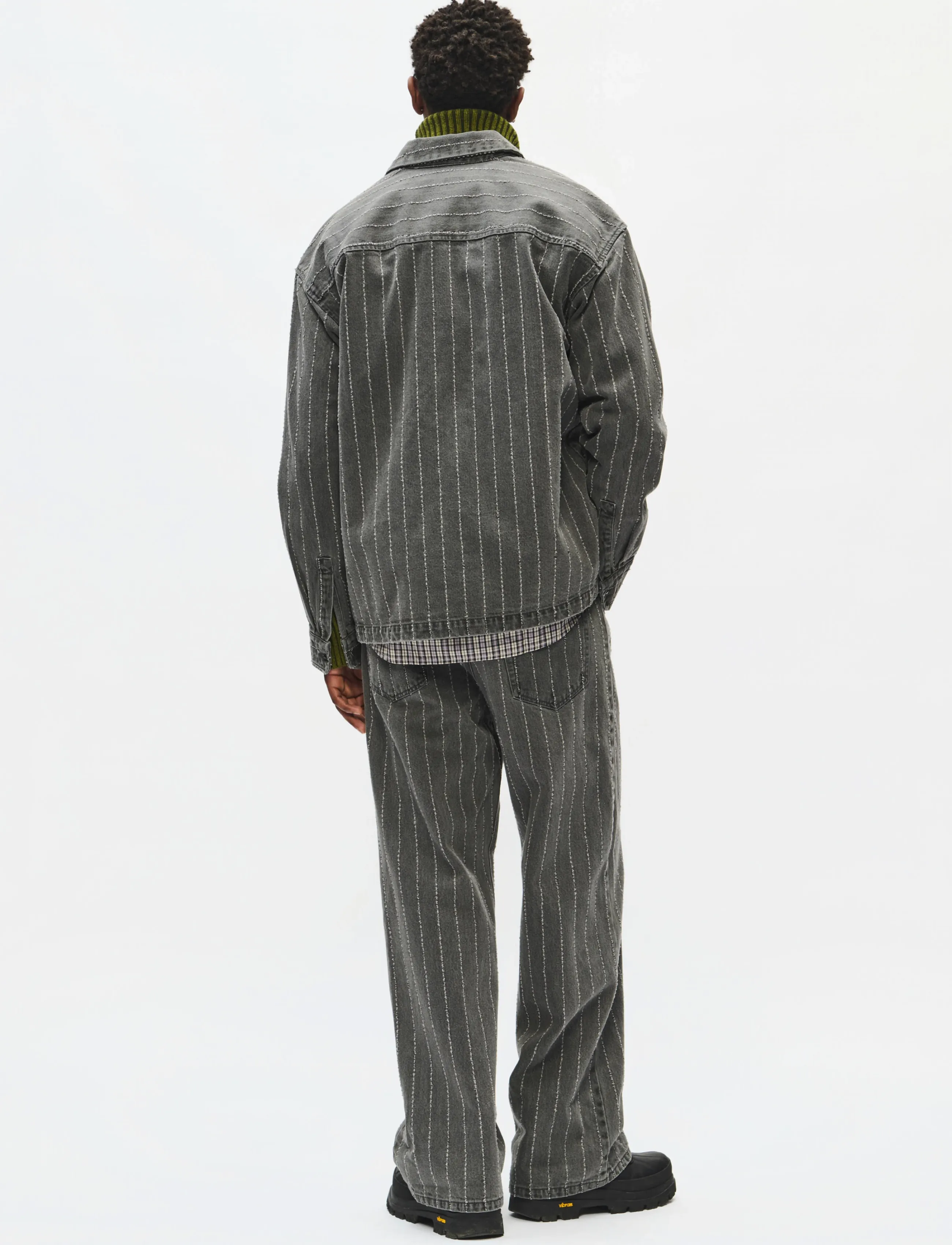 WOOD WOOD - WWDavid overshirt 25456 - grey denim - 4