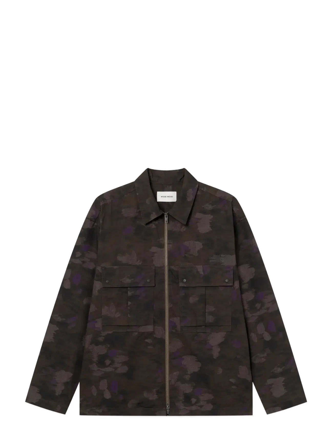 WOOD WOOD - WWDavid zipper overshirt 25457 - vårjackor - highland - 1