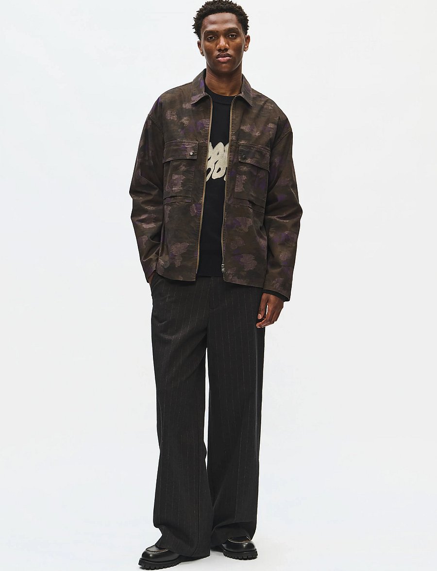 WOOD WOOD - WWDavid zipper overshirt 25457 - highland - 4