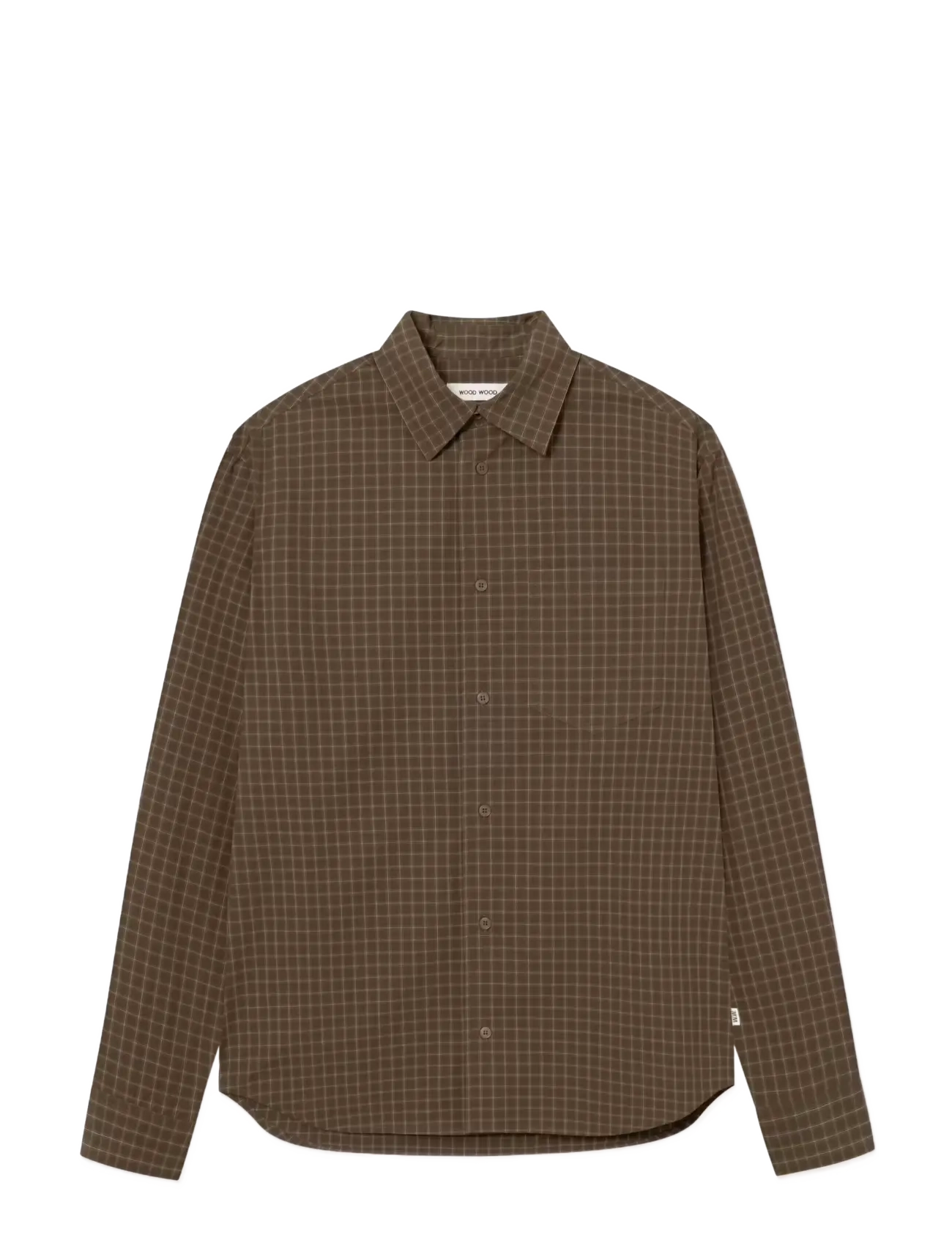 WOOD WOOD - WWNico shirt 25391 - ruudulised särgid - desert palm check - 1