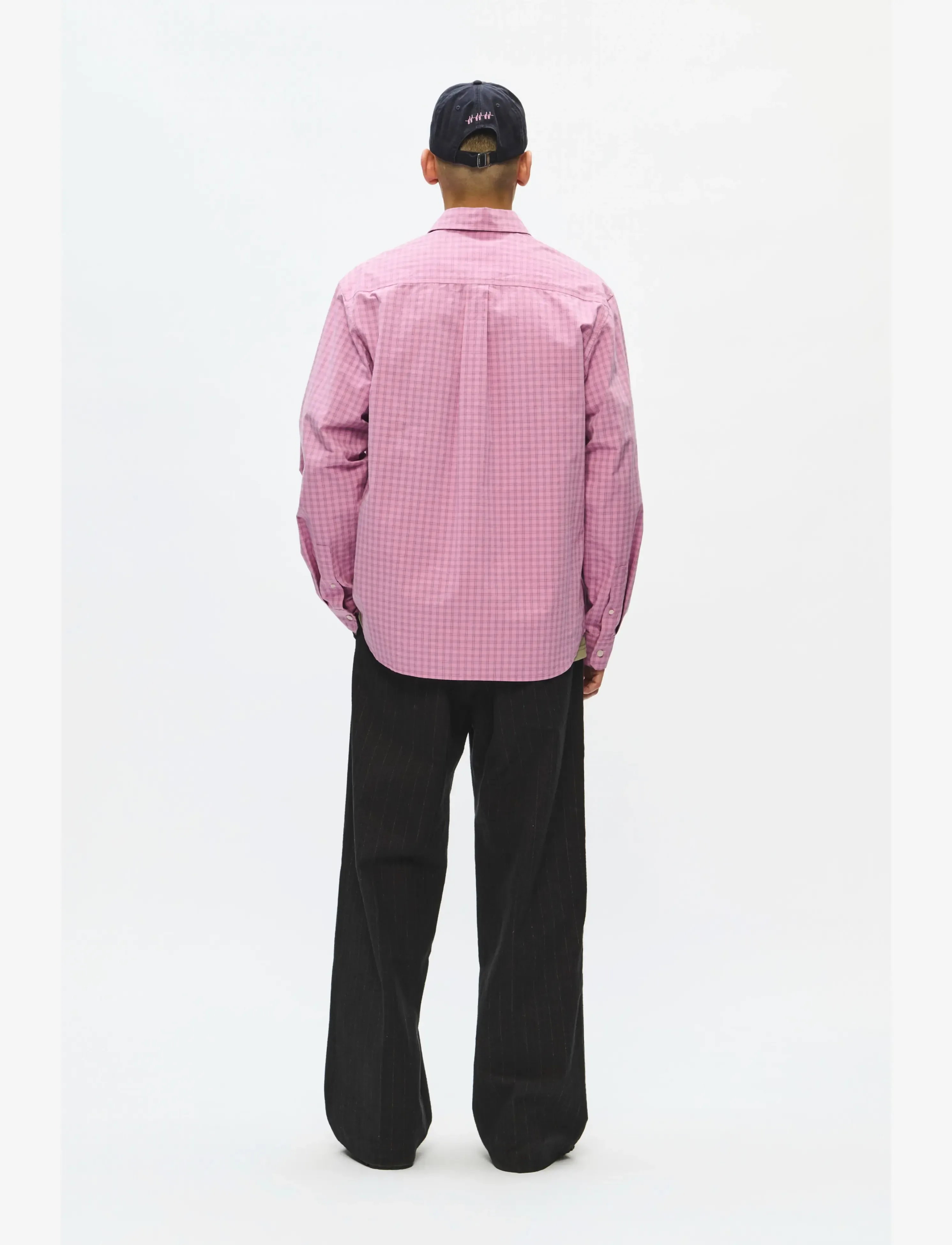 WOOD WOOD - WWNico shirt 25391 - moonlite mauve check - 3