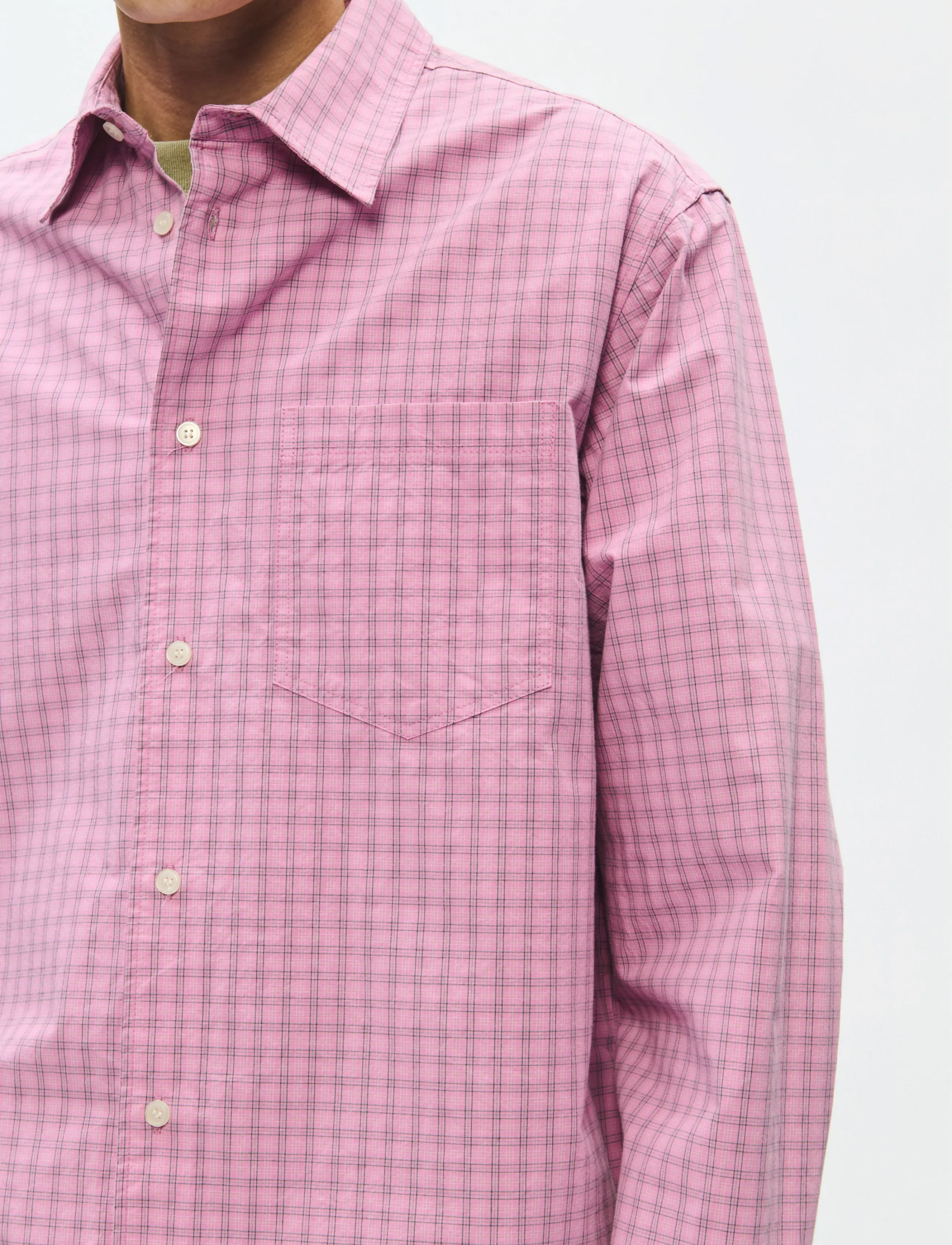 WOOD WOOD - WWNico shirt 25391 - moonlite mauve check - 4