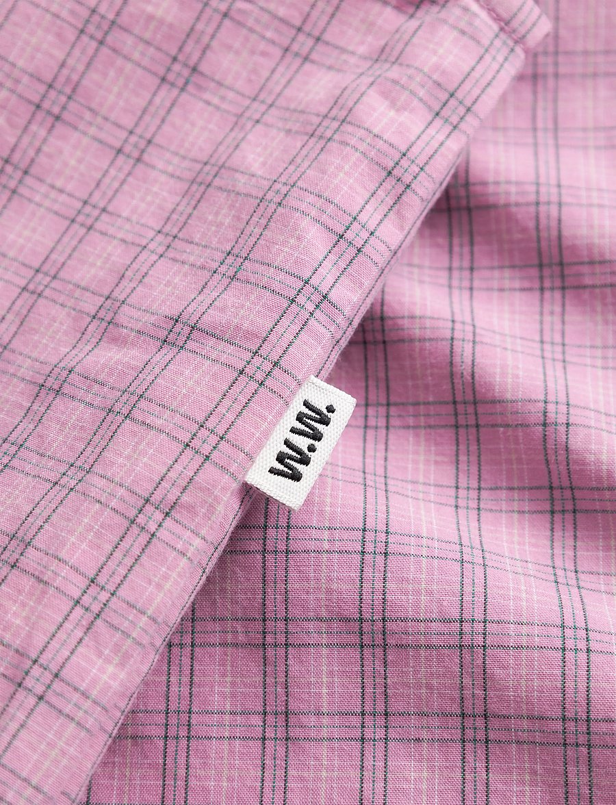 WOOD WOOD - WWNico shirt 25391 - karierte hemden - moonlite mauve check - 5
