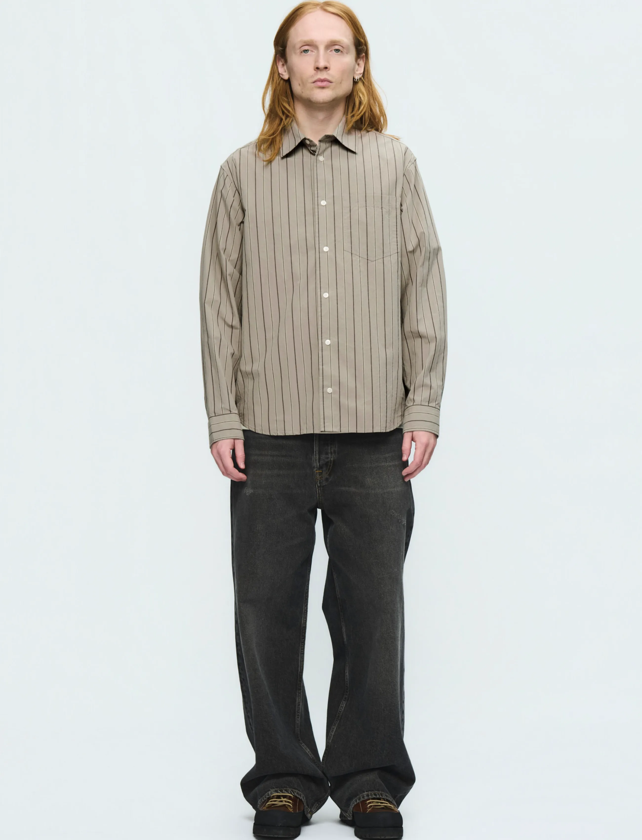 WOOD WOOD - WWNico shirt 25391 - overland trek stripe - 2