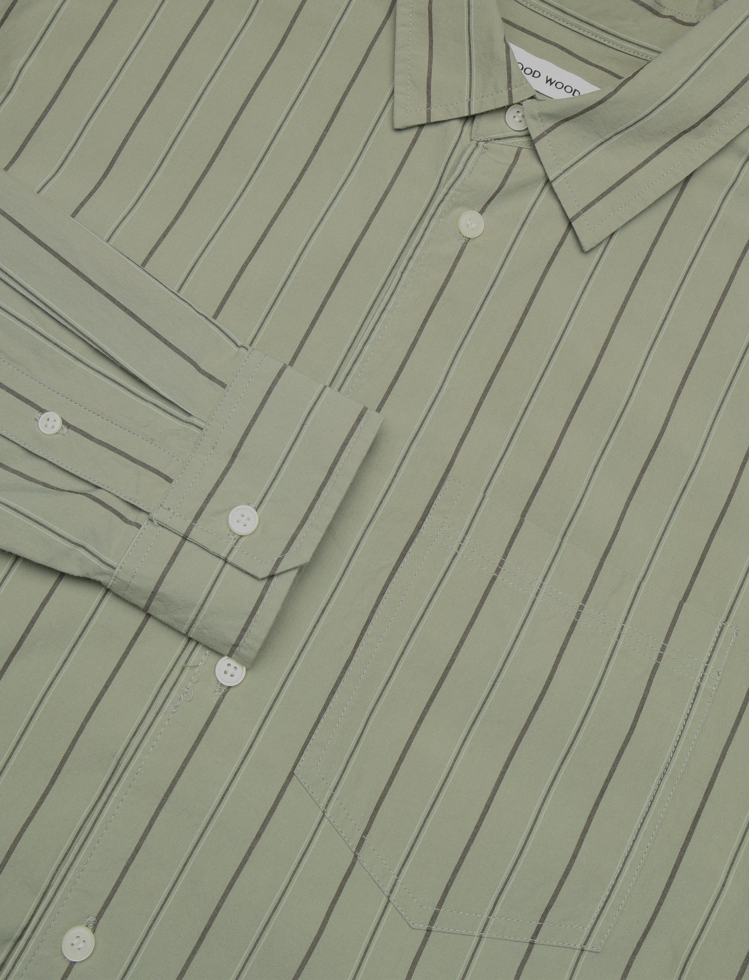 WOOD WOOD - WWNico shirt 25391 - karierte hemden - overland trek stripe - 5