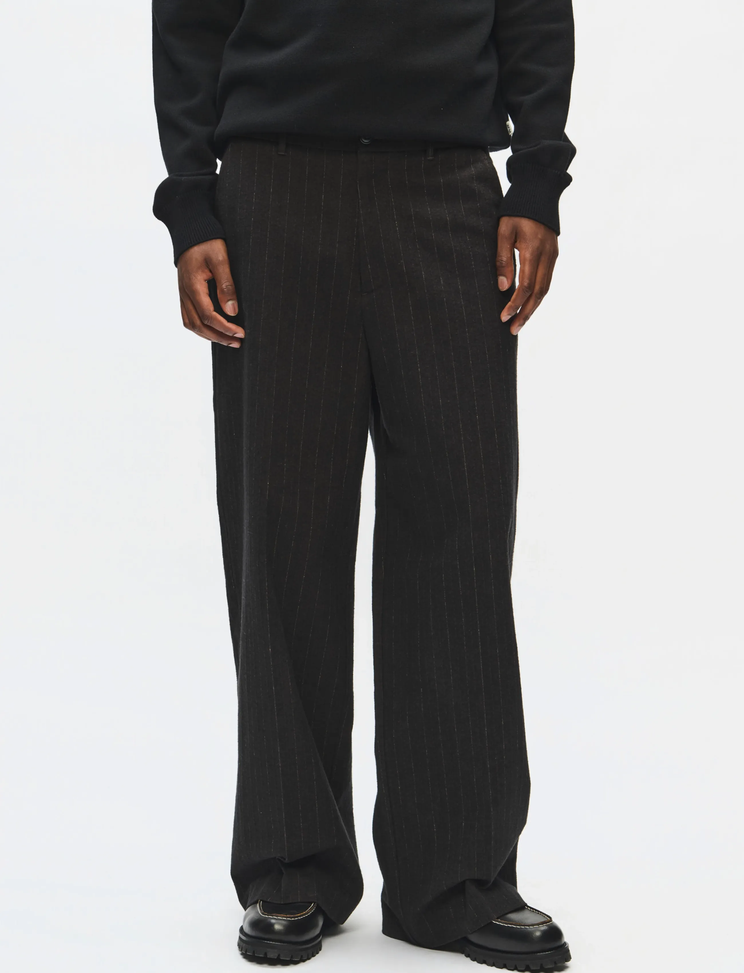 WOOD WOOD WWLuca trousers 25459 - WOOD WOOD - DELICIOSO STRIPE / brown