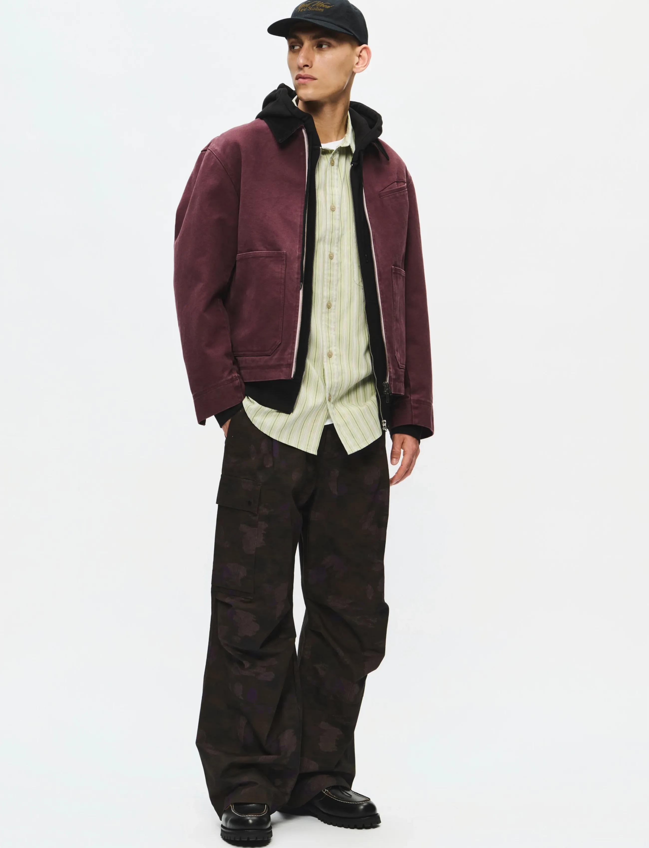 WOOD Wwethan Cargo Trousers 25457, S, Trousers, Braun - Pants, Männerswear