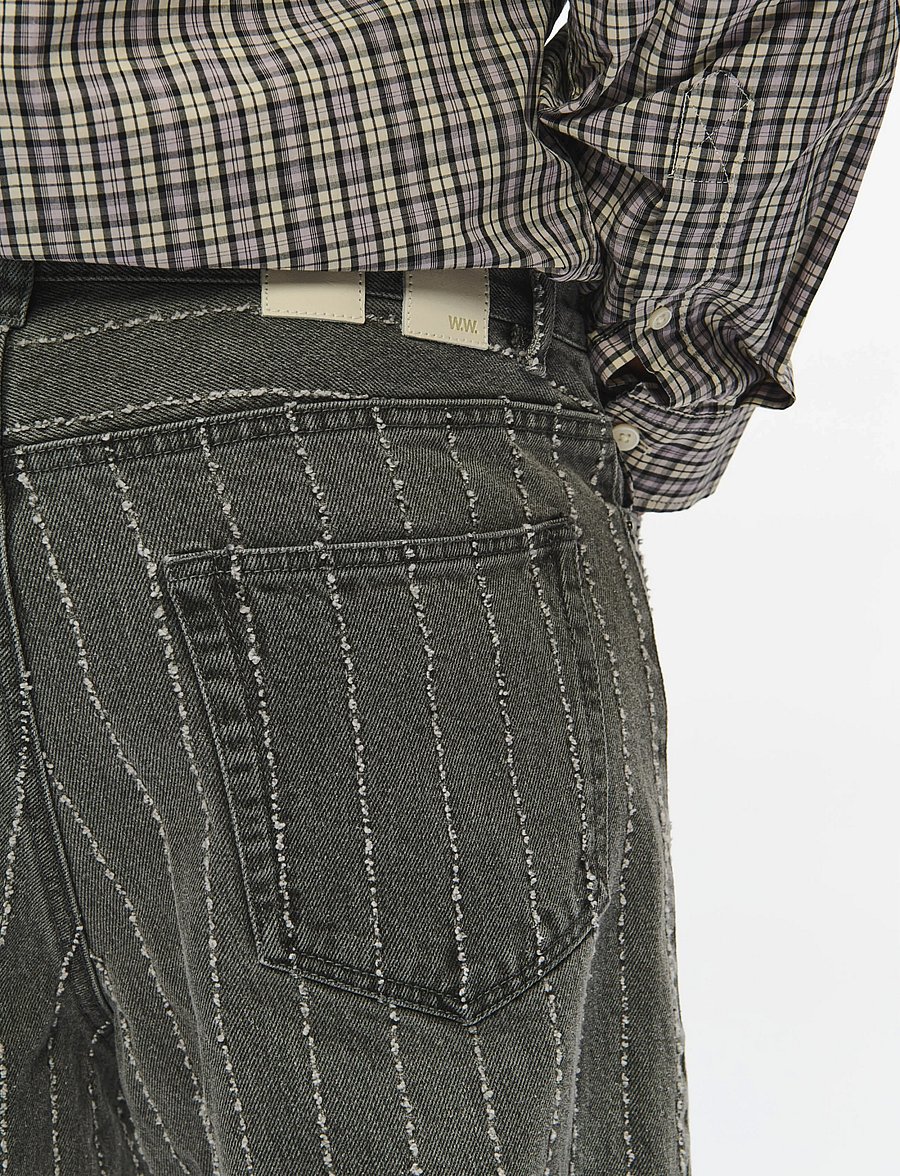 WOOD WOOD - WWType 3 trousers 25456 - loose jeans - grey denim - 4
