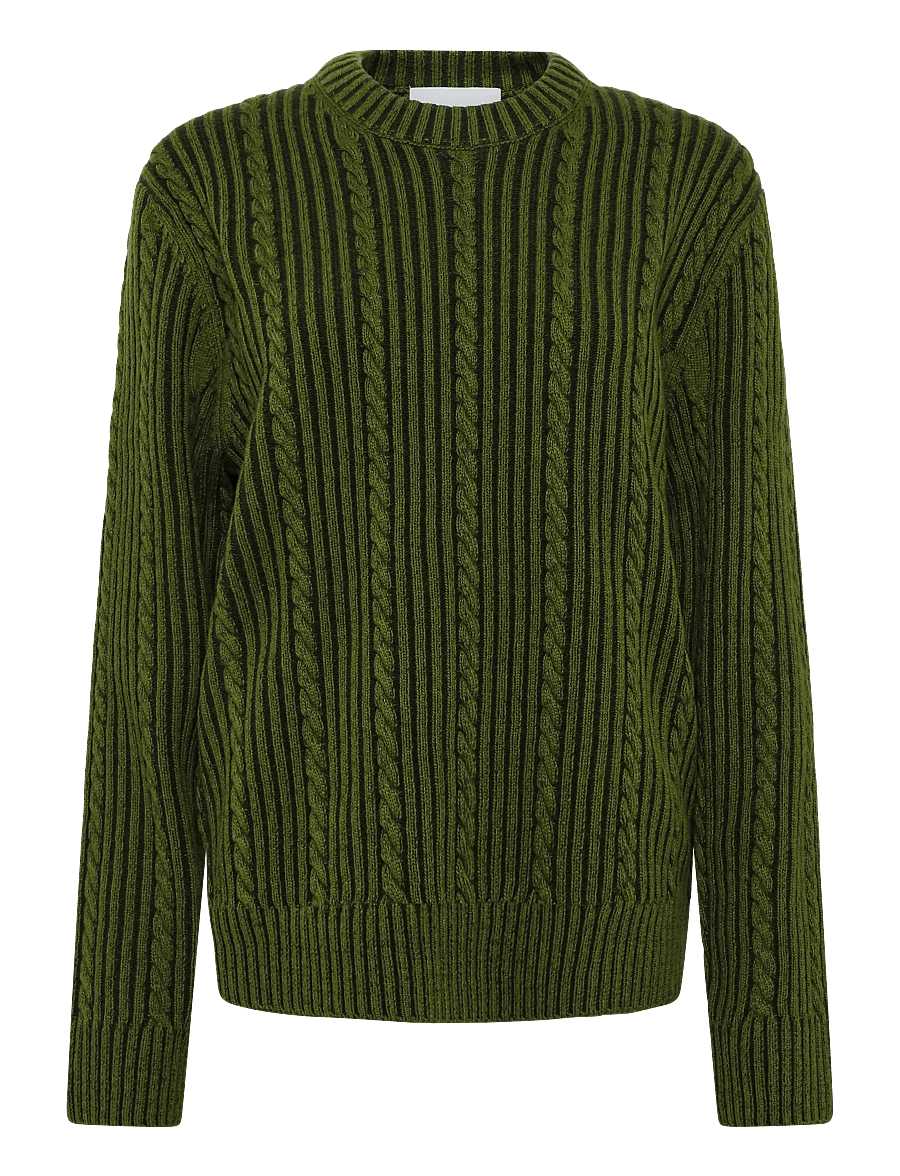 WOOD WOOD - WWBram crew neck 25472 - rundhals - deep depths melange - 1