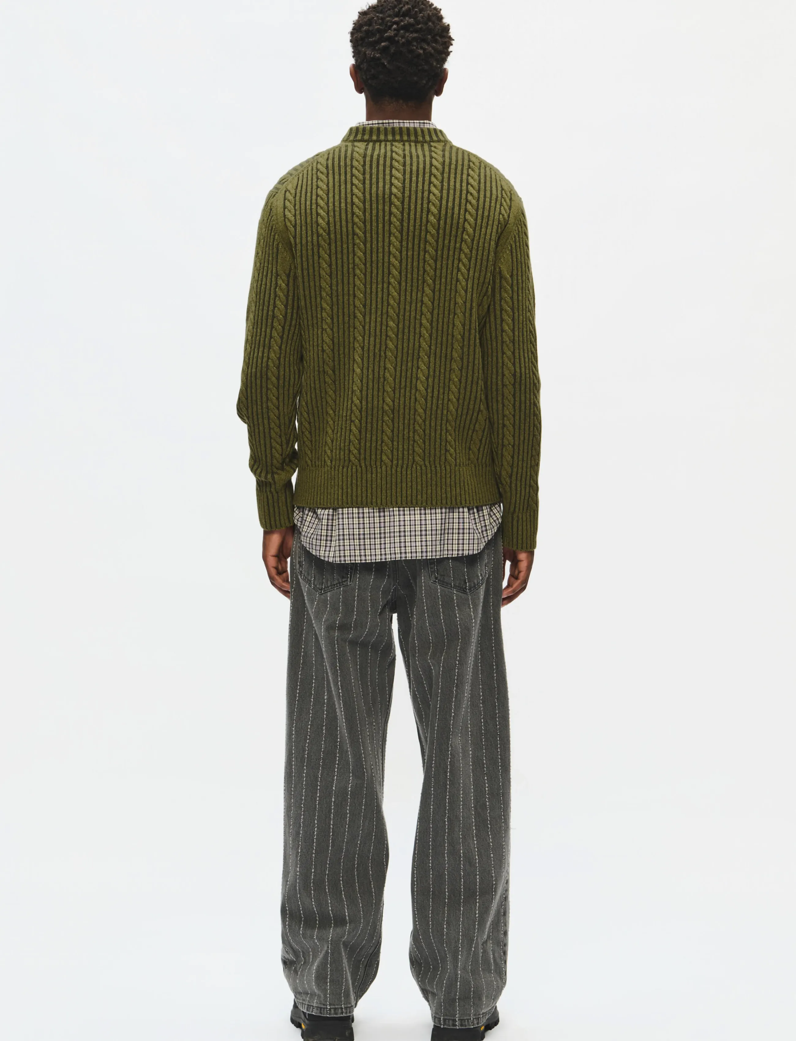 WOOD WOOD - WWBram crew neck 25472 - round necks - deep depths melange - 4