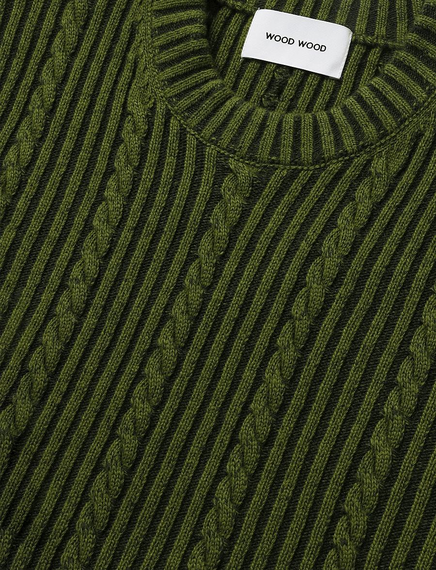 WOOD WOOD - WWBram crew neck 25472 - rundhals - deep depths melange - 5