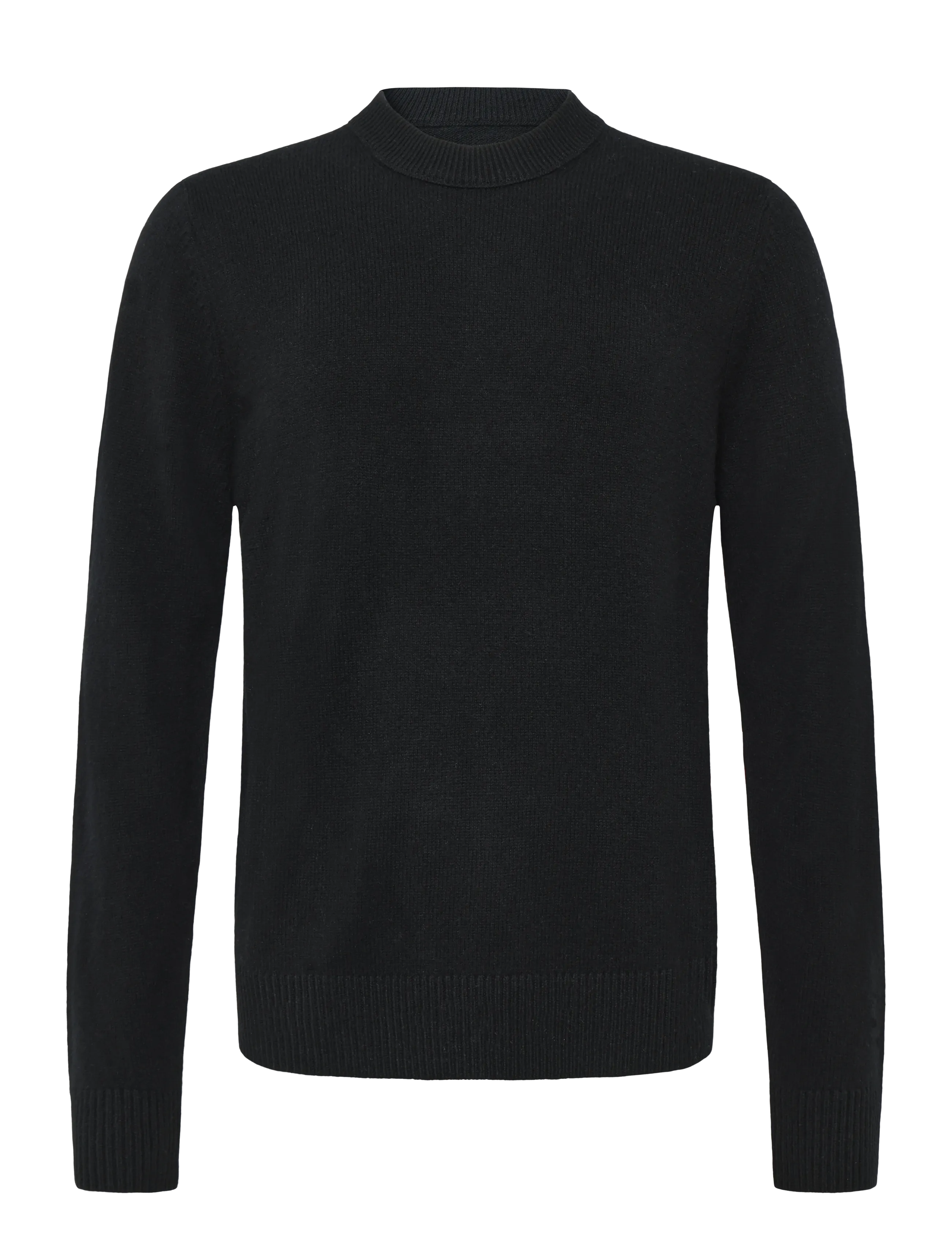 WOOD WOOD WWlogo crew neck 25298 - Rundhalsad - BLACK / black