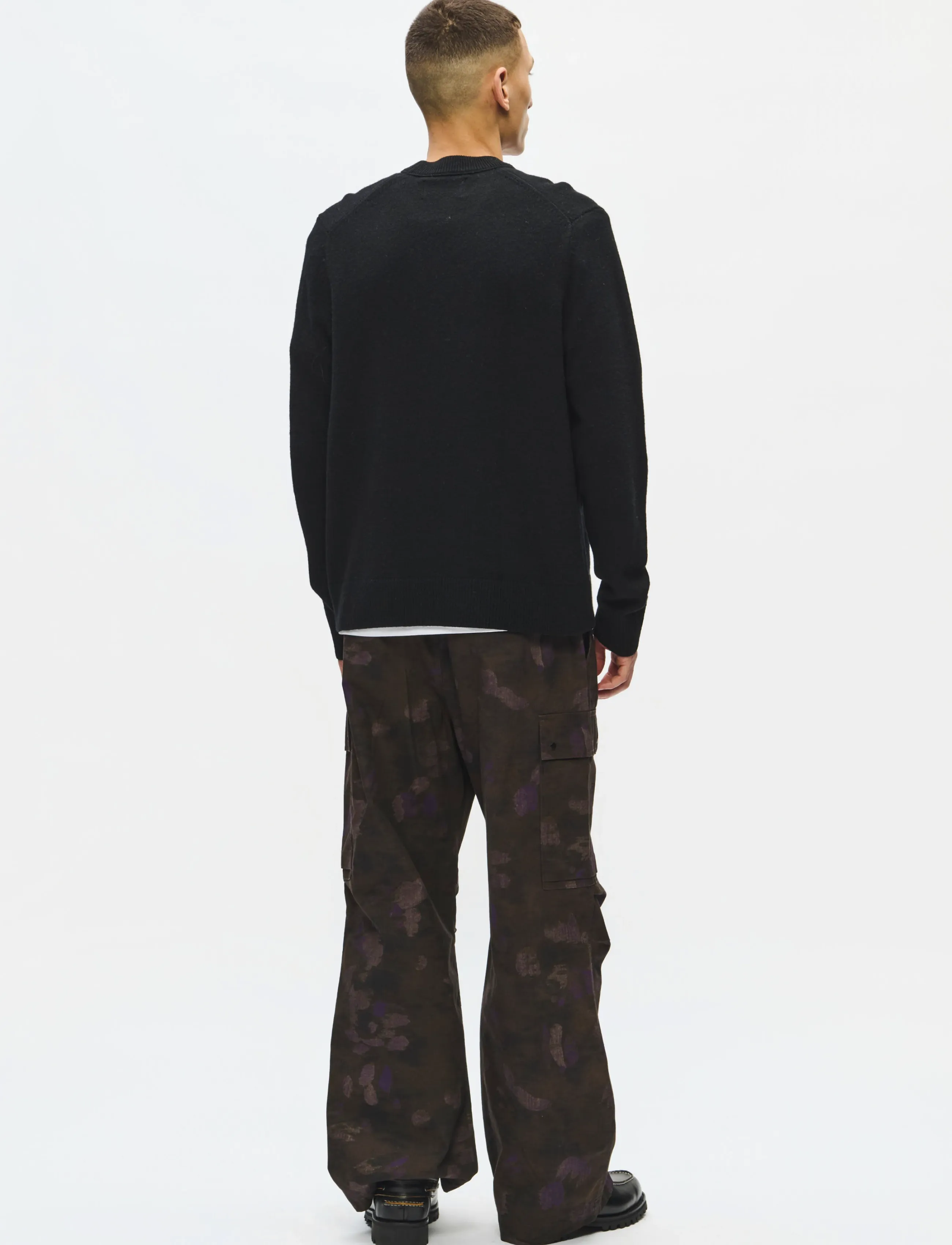 WOOD WOOD - WWlogo crew neck 25298 - rundhalsad - black - 3