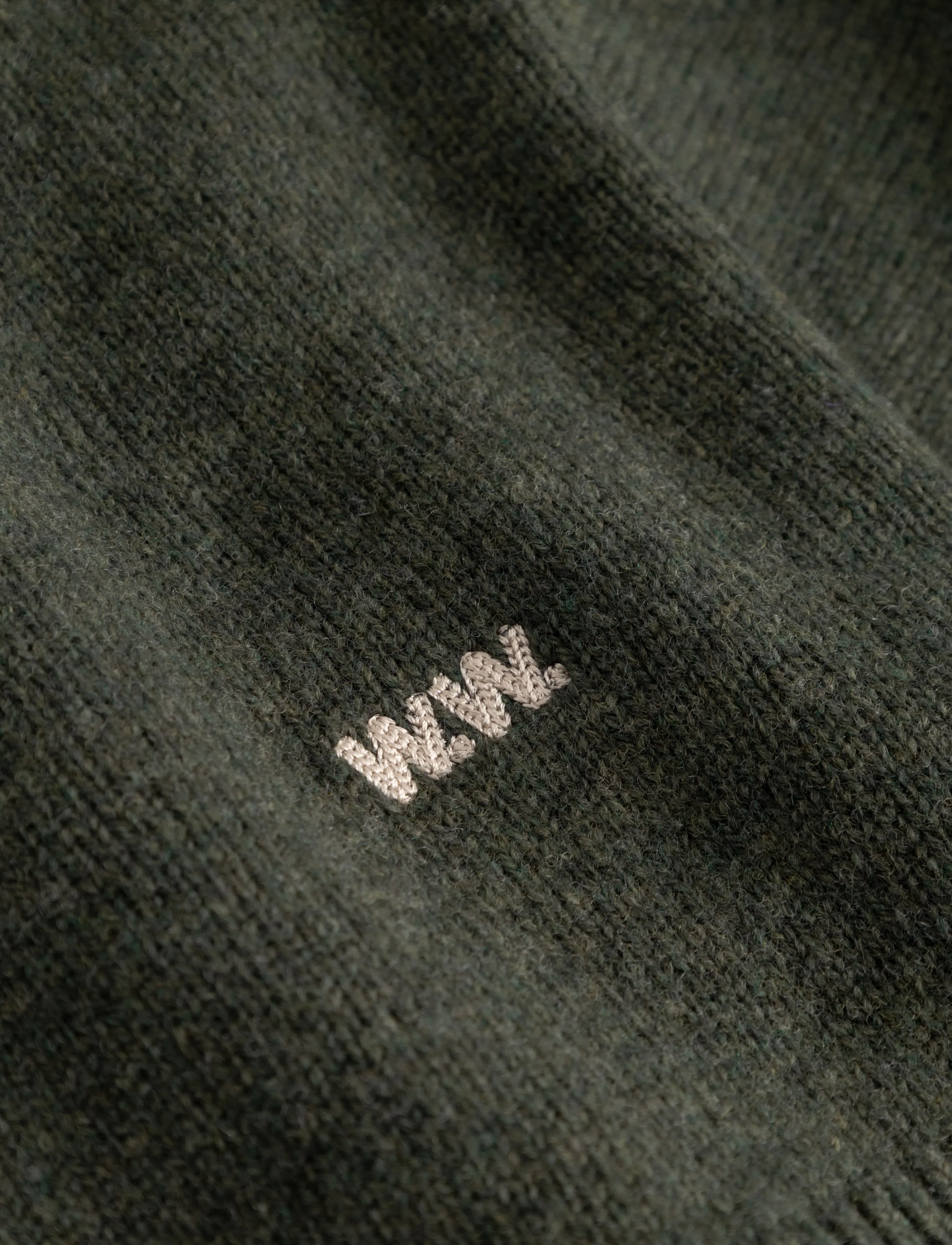 WOOD WOOD - WWlogo crew neck 25298 - rundhals - deep depths - 4