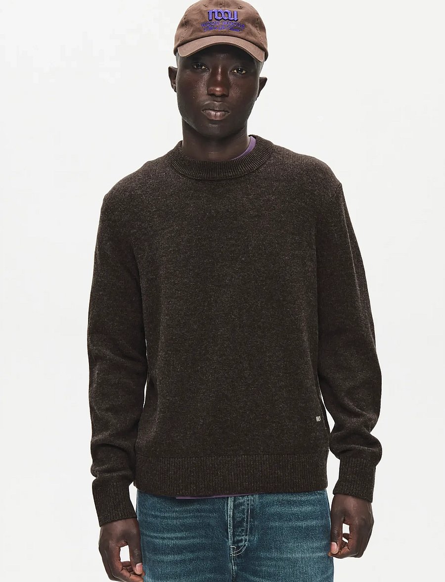 WOOD WOOD - WWlogo crew neck 25298 - round necks - delicioso - 0