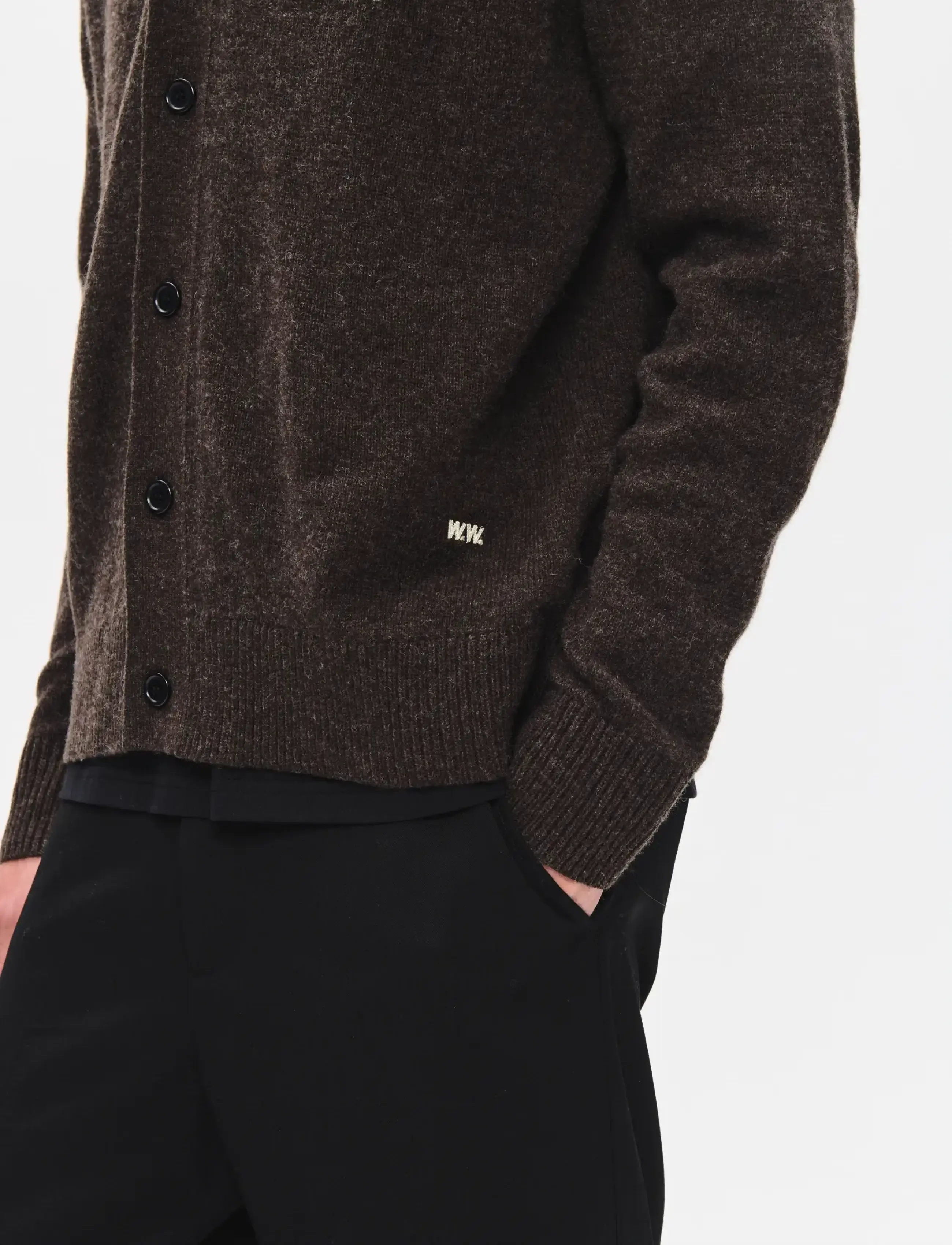 WOOD WOOD - WWlogo cardigan 25298 - cardigans - delicioso - 5