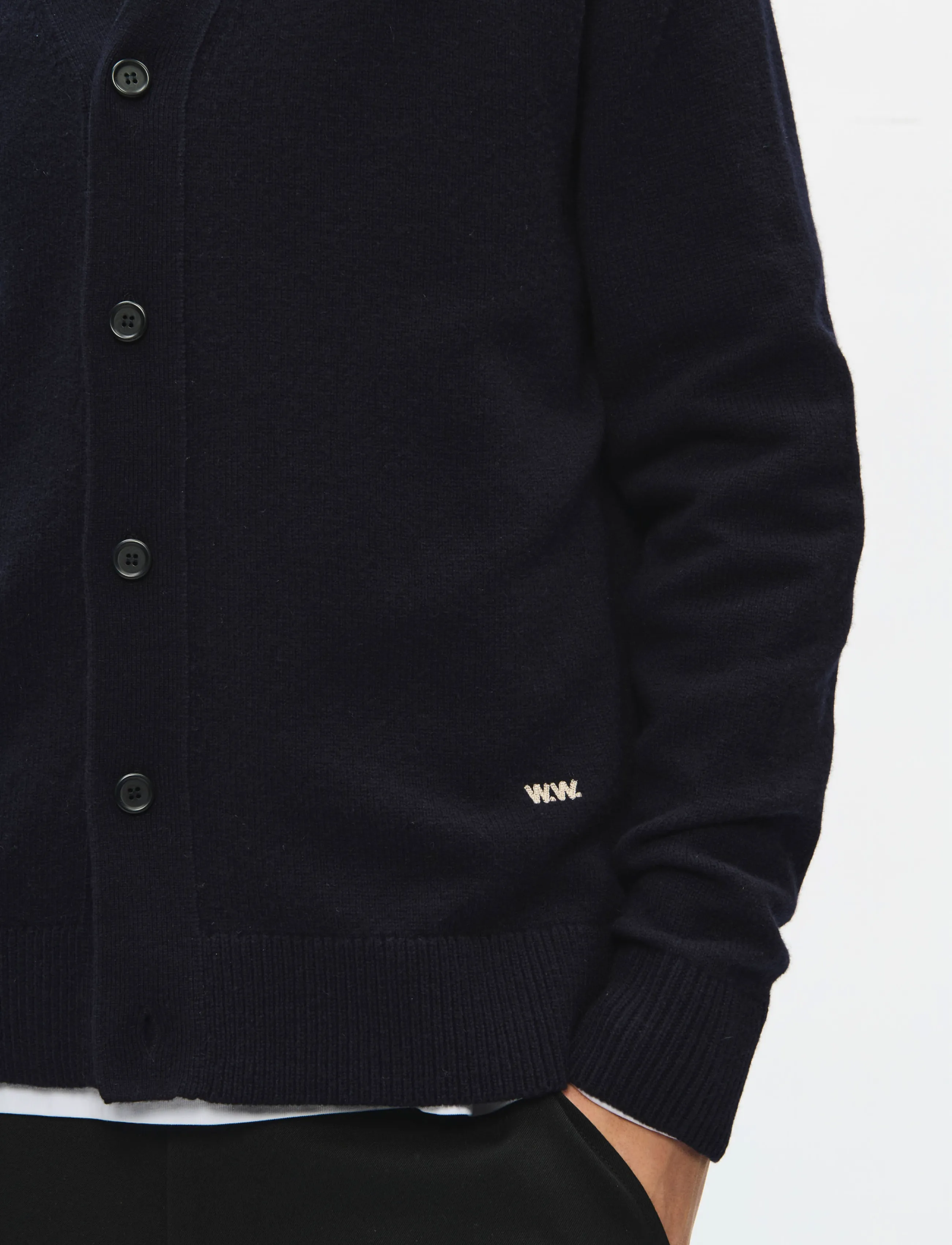 WOOD WOOD - WWlogo cardigan 25298 - strickjacken - salute - 4