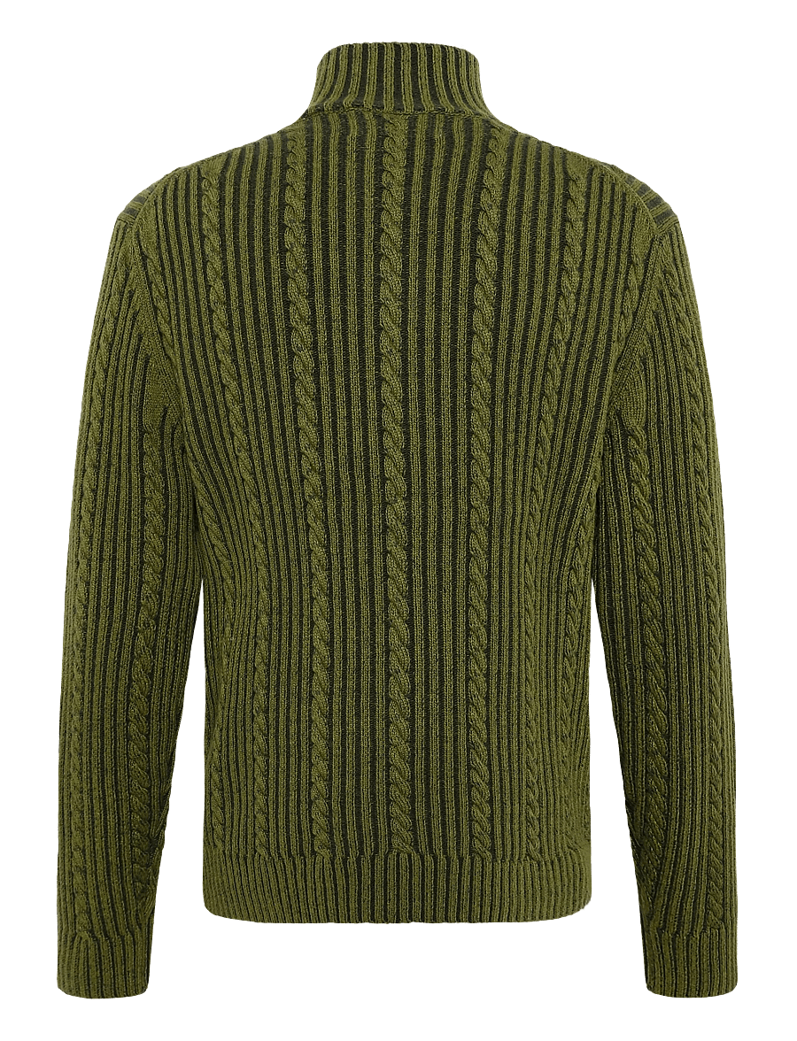 WOOD WOOD - WWBram zipper 25472 - cardigans - deep depths melange - 1