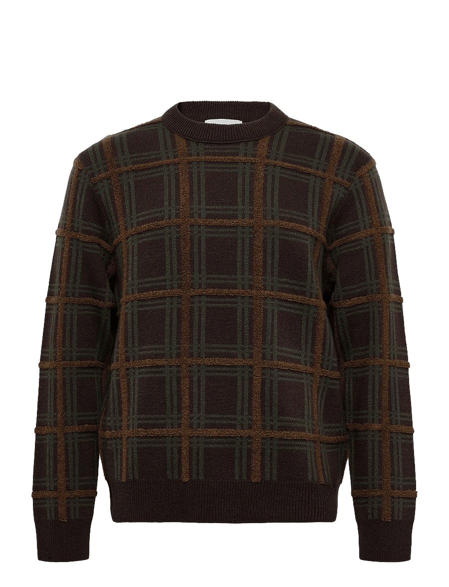 WOOD WOOD - WWVim crew neck 25476 - rundhals - delicioso check - 1
