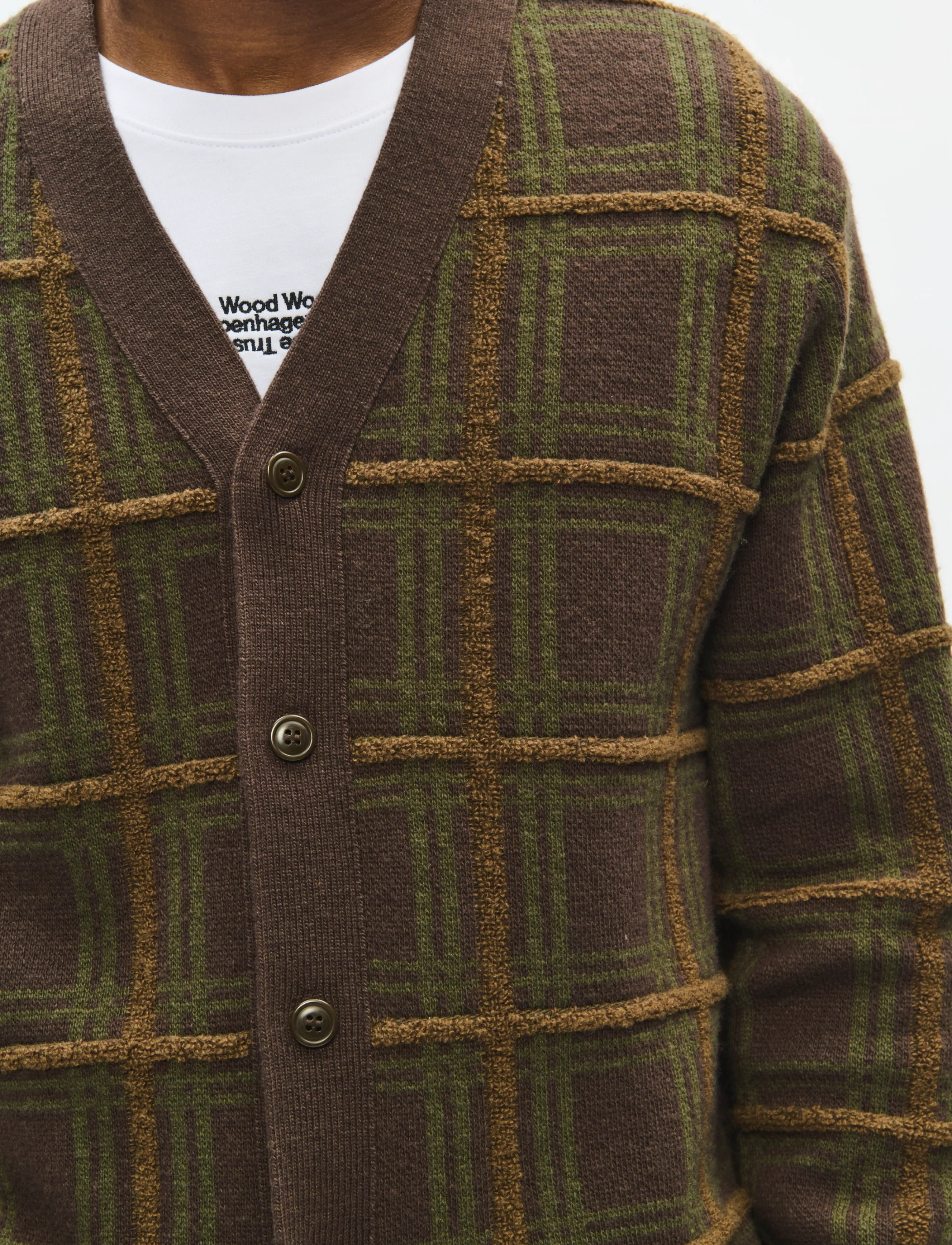 WOOD WOOD - WWVim cardigan 25476 - strickjacken - delicioso check - 5