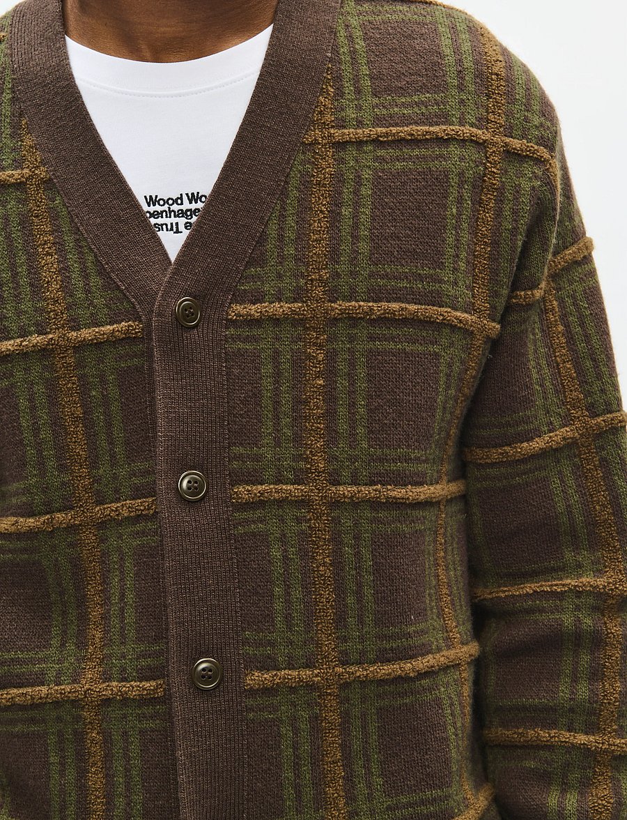 WOOD WOOD - WWVim cardigan 25476 - strickjacken - delicioso check - 5