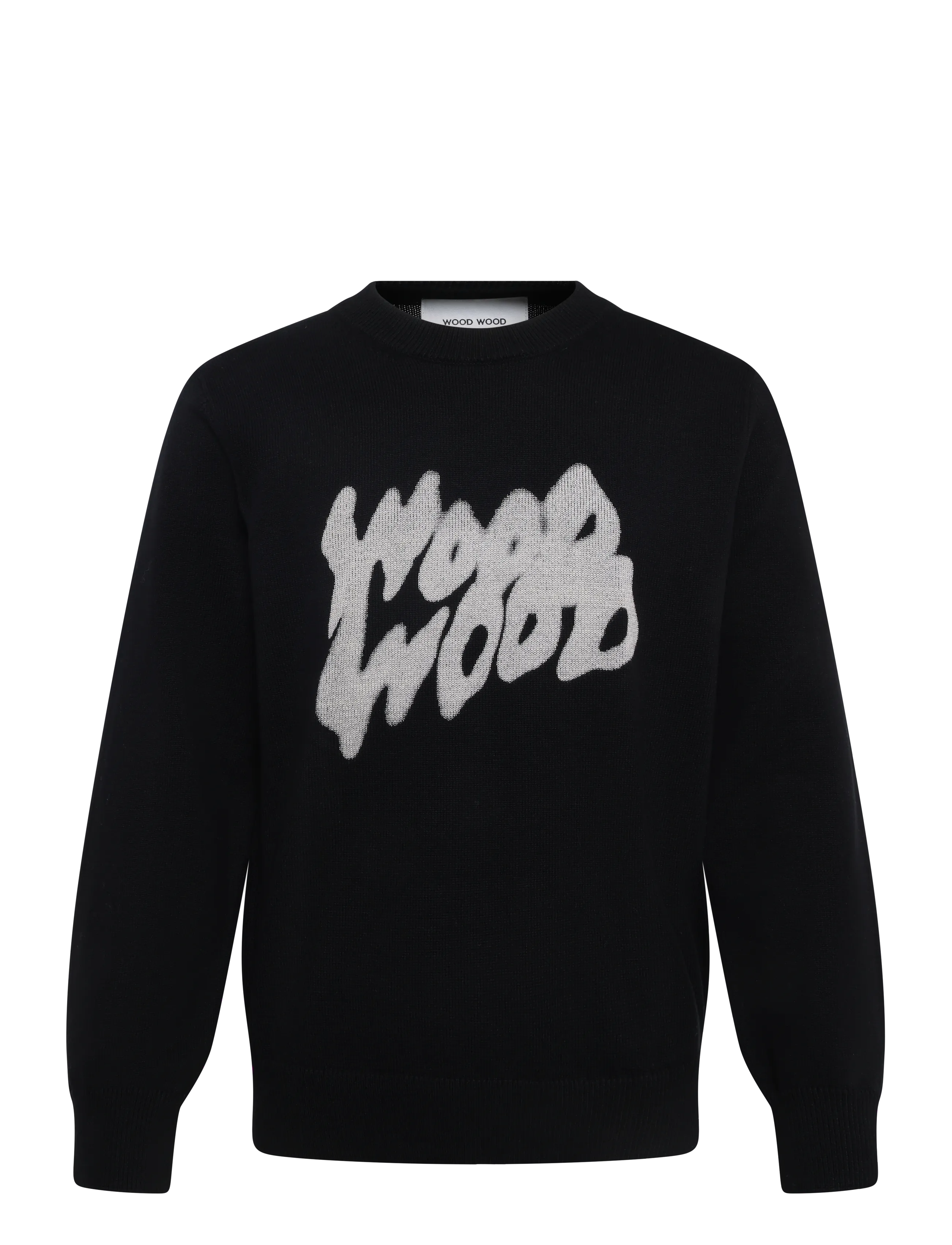WOOD WOOD - WWCloud crew neck 25375 - black - 1