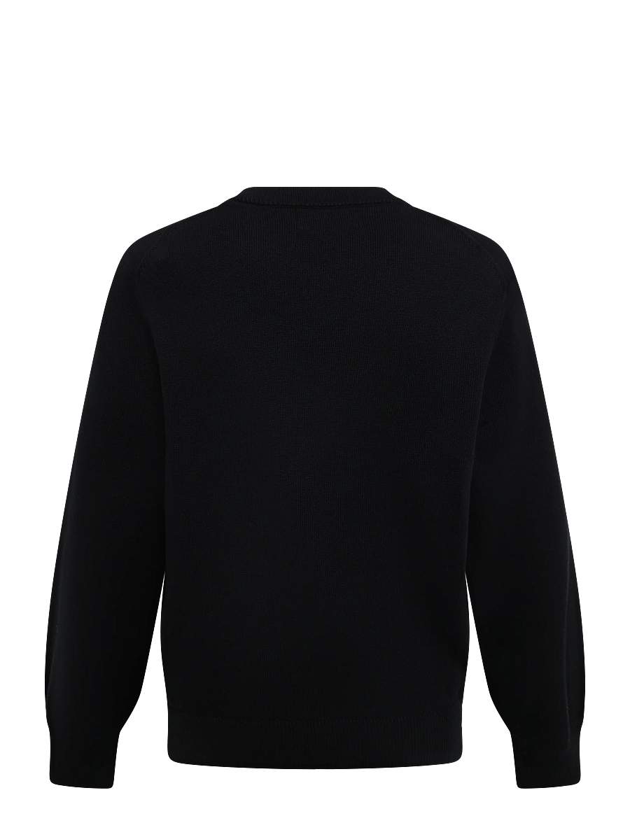 WOOD WOOD - WWCloud crew neck 25375 - rund hals - black - 2