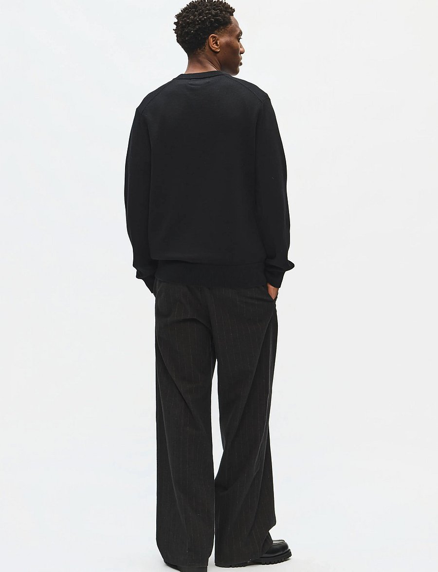 WOOD WOOD - WWCloud crew neck 25375 - rund hals - black - 4