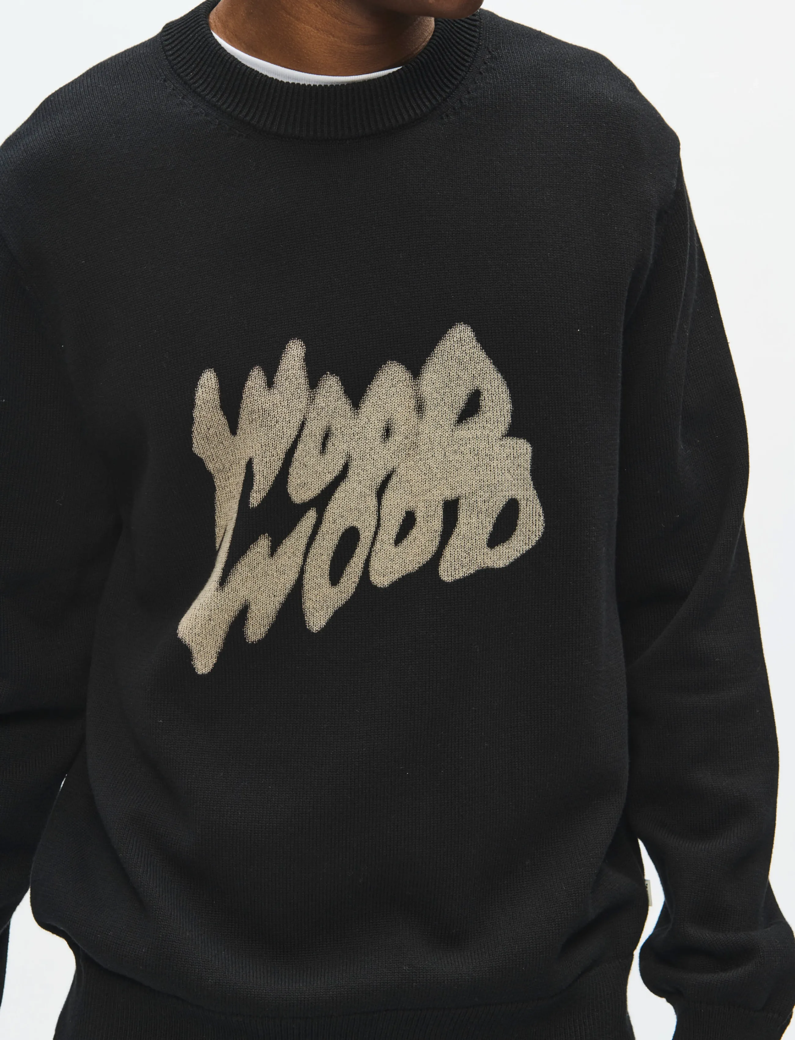 WOOD WOOD - WWCloud crew neck 25375 - black - 5