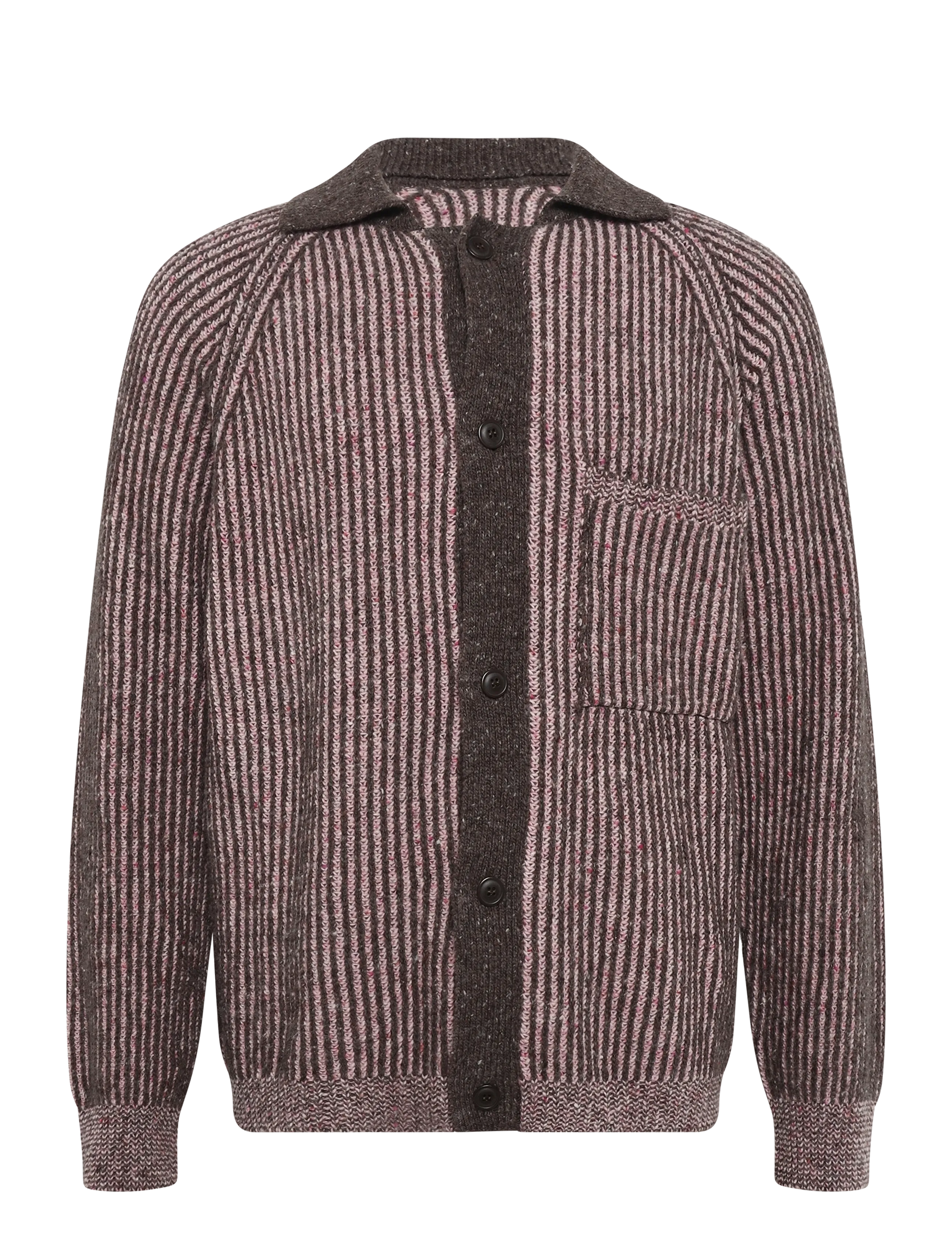 WOOD WOOD - WWSylvester cardigan 25487 - moonlite mauve melange - 1
