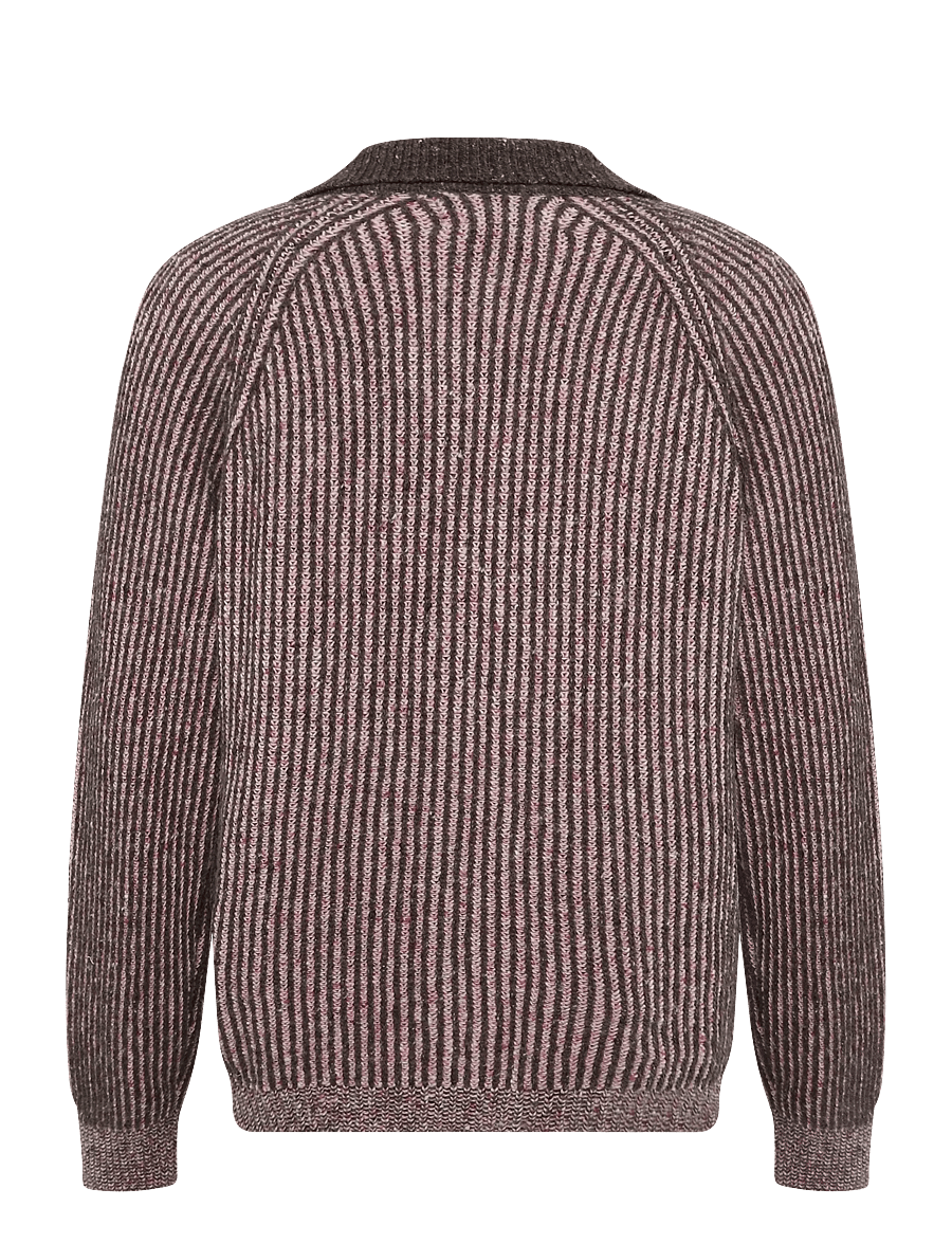 WOOD WOOD - WWSylvester cardigan 25487 - koftor - moonlite mauve melange - 2