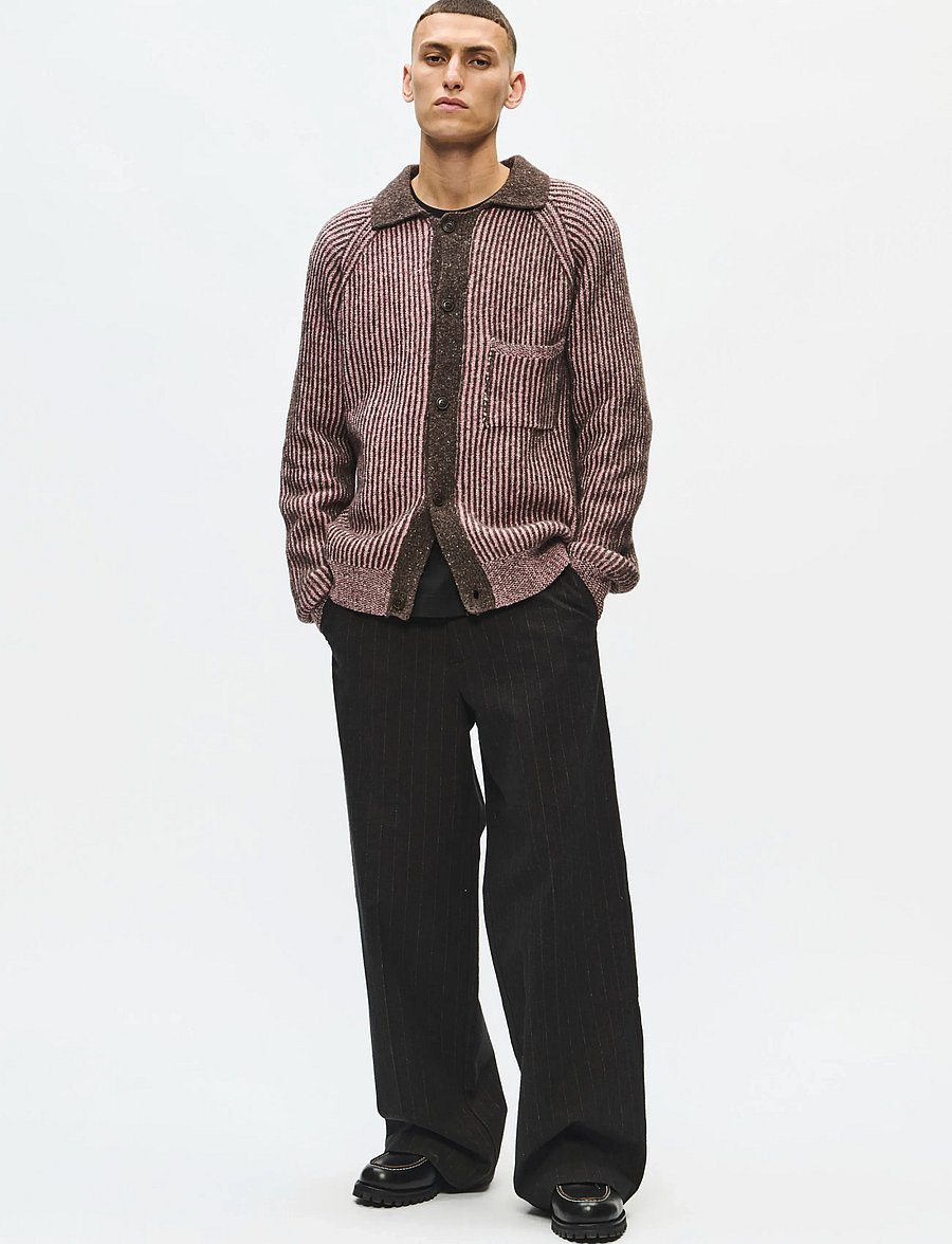 WOOD WOOD - WWSylvester cardigan 25487 - koftor - moonlite mauve melange - 3