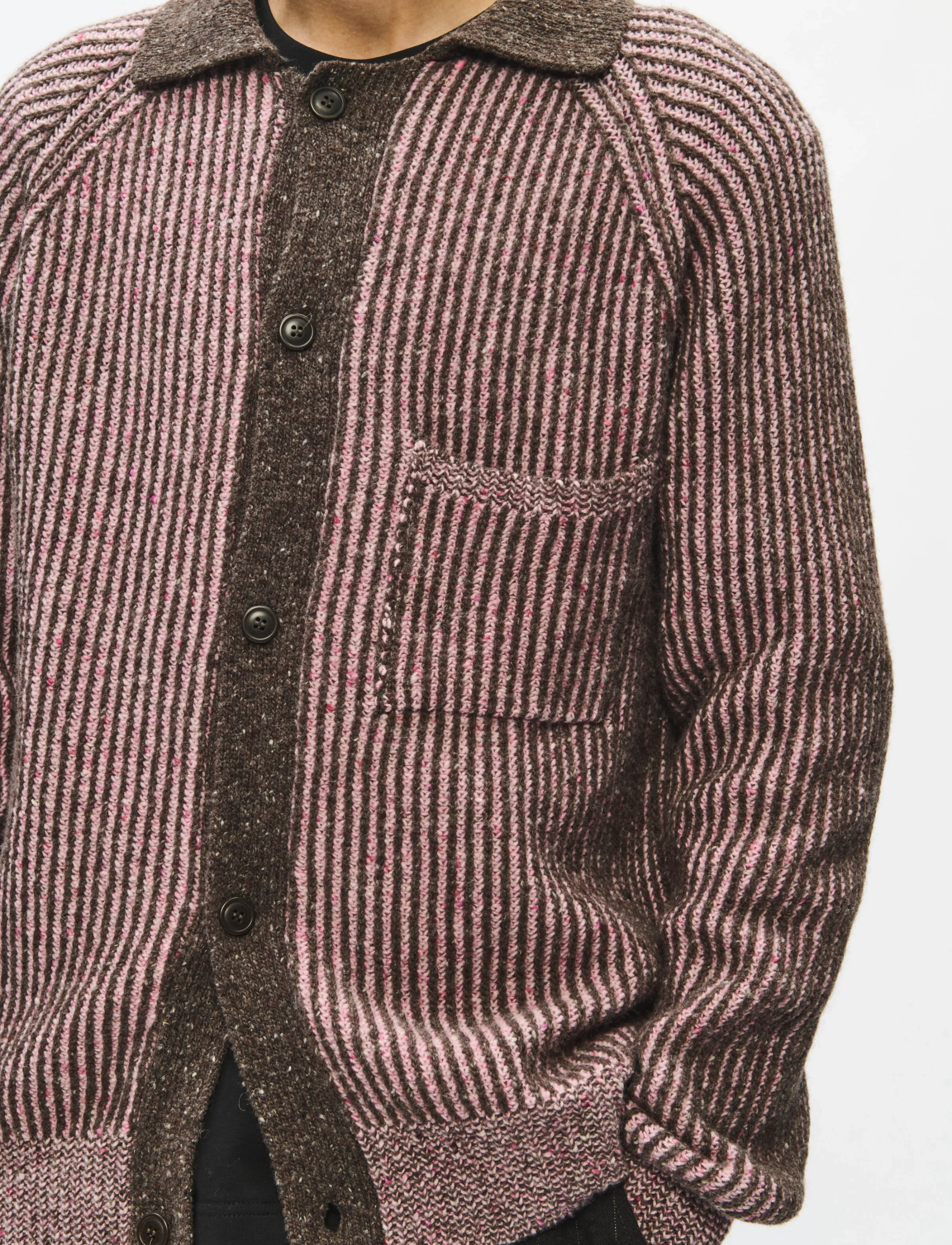 WOOD WOOD - WWSylvester cardigan 25487 - moonlite mauve melange - 5