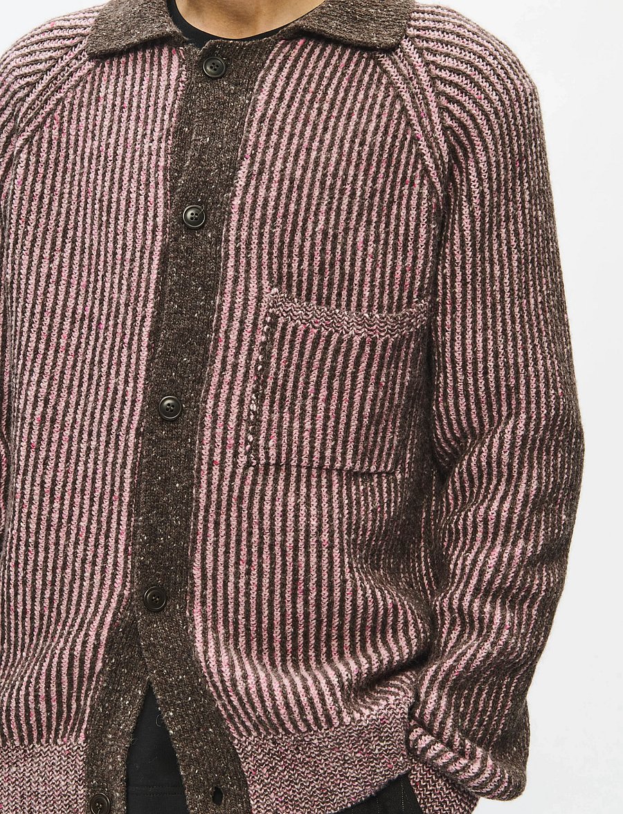 WOOD WOOD - WWSylvester cardigan 25487 - koftor - moonlite mauve melange - 5