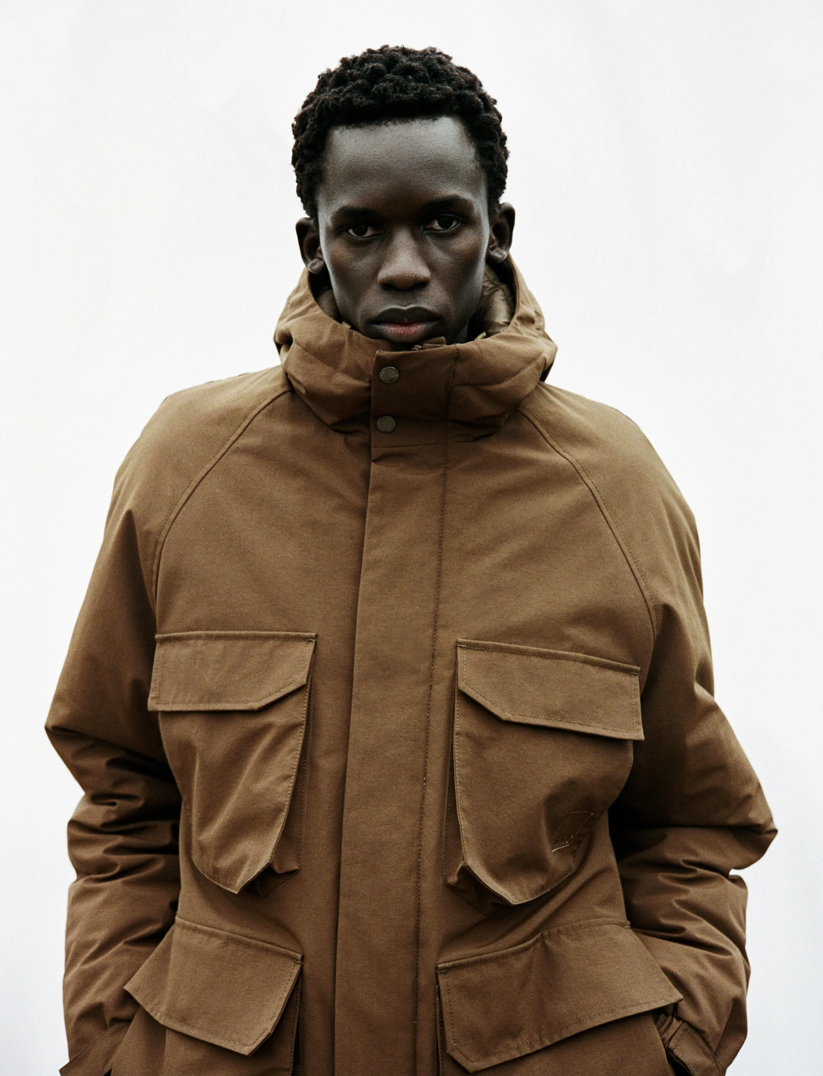 WOOD WOOD WWPete x jacket 25467 - Kleidung - DESERT PALM / brown