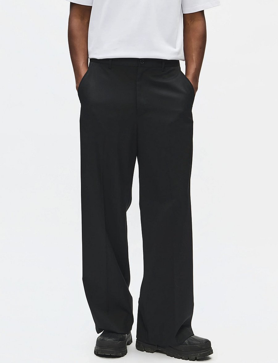WOOD WOOD - WWLuca trousers 25458 - casual trousers - black - 0