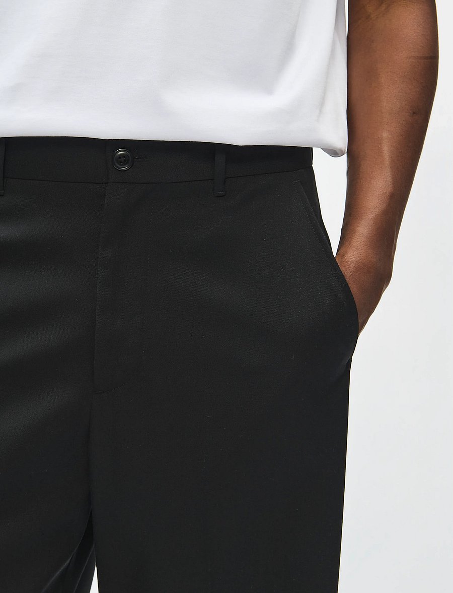 WOOD WOOD - WWLuca trousers 25458 - casual trousers - black - 5