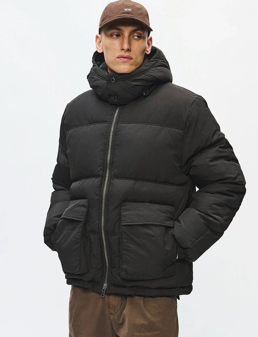 WOOD WOOD - WWHelmer jacket 25468 - daunenjacken - meteorite - 0