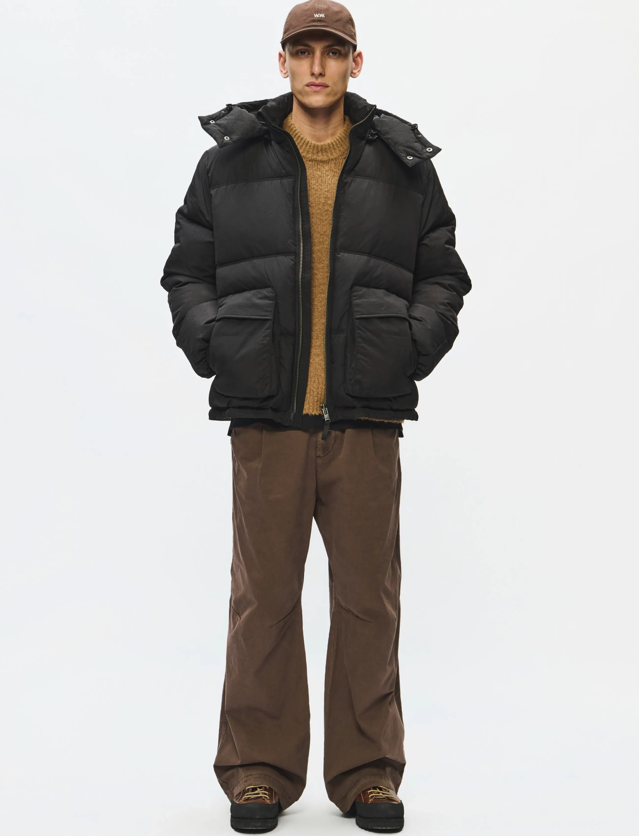 WOOD WOOD - WWHelmer jacket 25468 - dunjackor - meteorite - 3