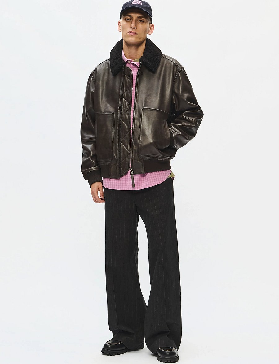 WOOD WOOD - WWKrede x bomber 25478 - vårjackor - worn brown - 3