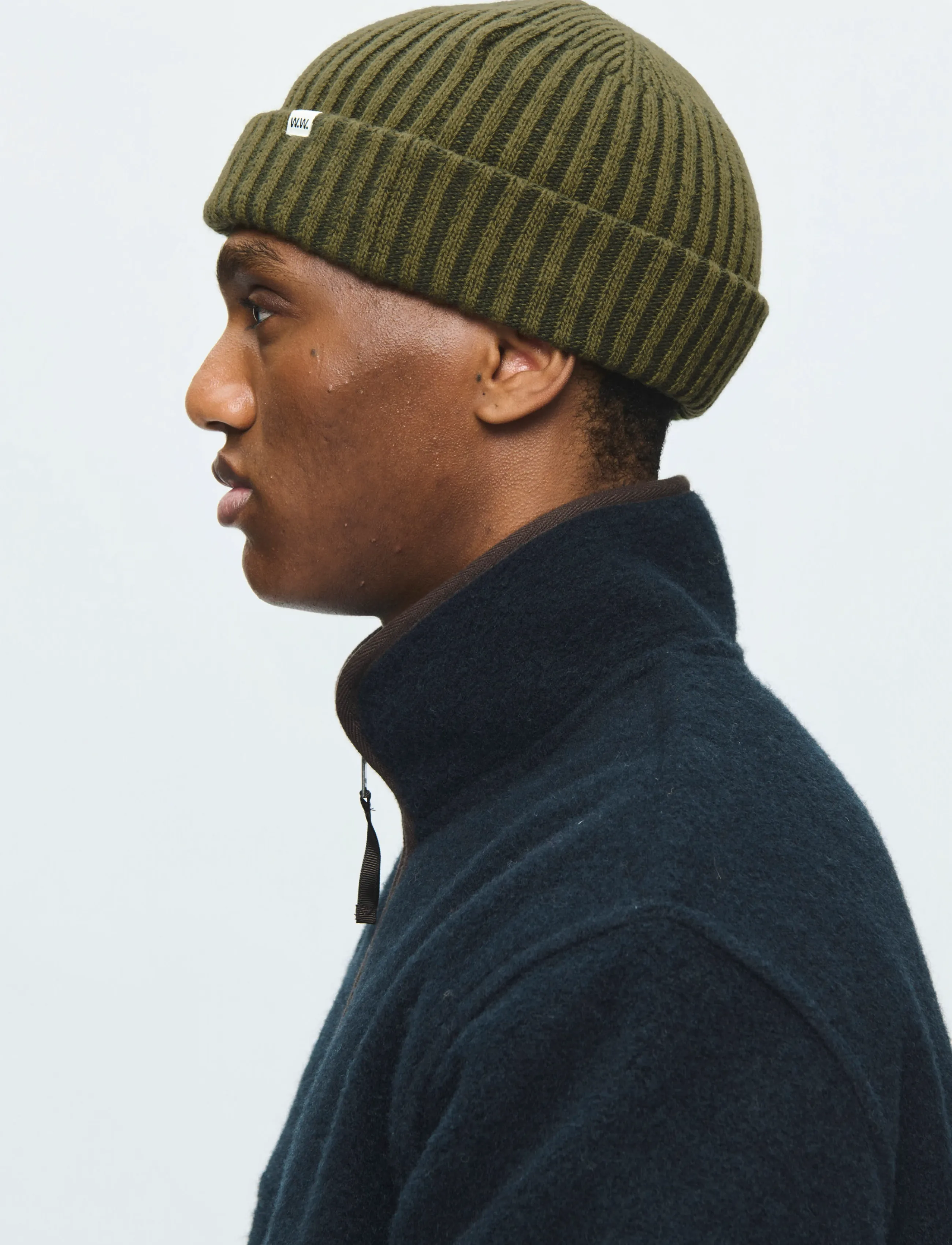 WOOD WOOD - WWMilo beanie 25472 - deep depths melange - 2