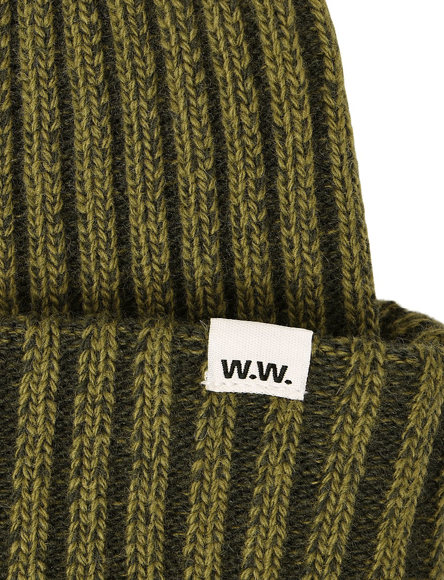 WOOD WOOD - WWMilo beanie 25472 - shoppa efter stil - deep depths melange - 4