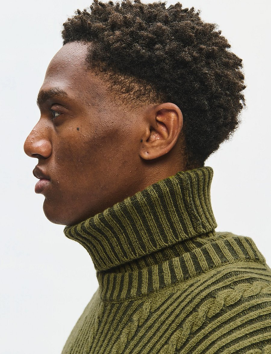 WOOD WOOD - WWCarlo neck scarf 25472 - halsedisser - deep depths melange - 2