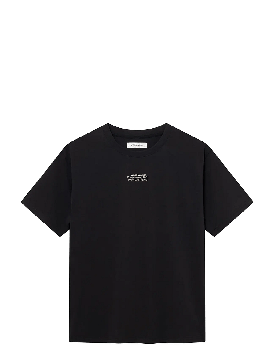 WOOD WOOD - WWOliver tee 25490 - lühikeste varrukatega t-särgid - black - 1