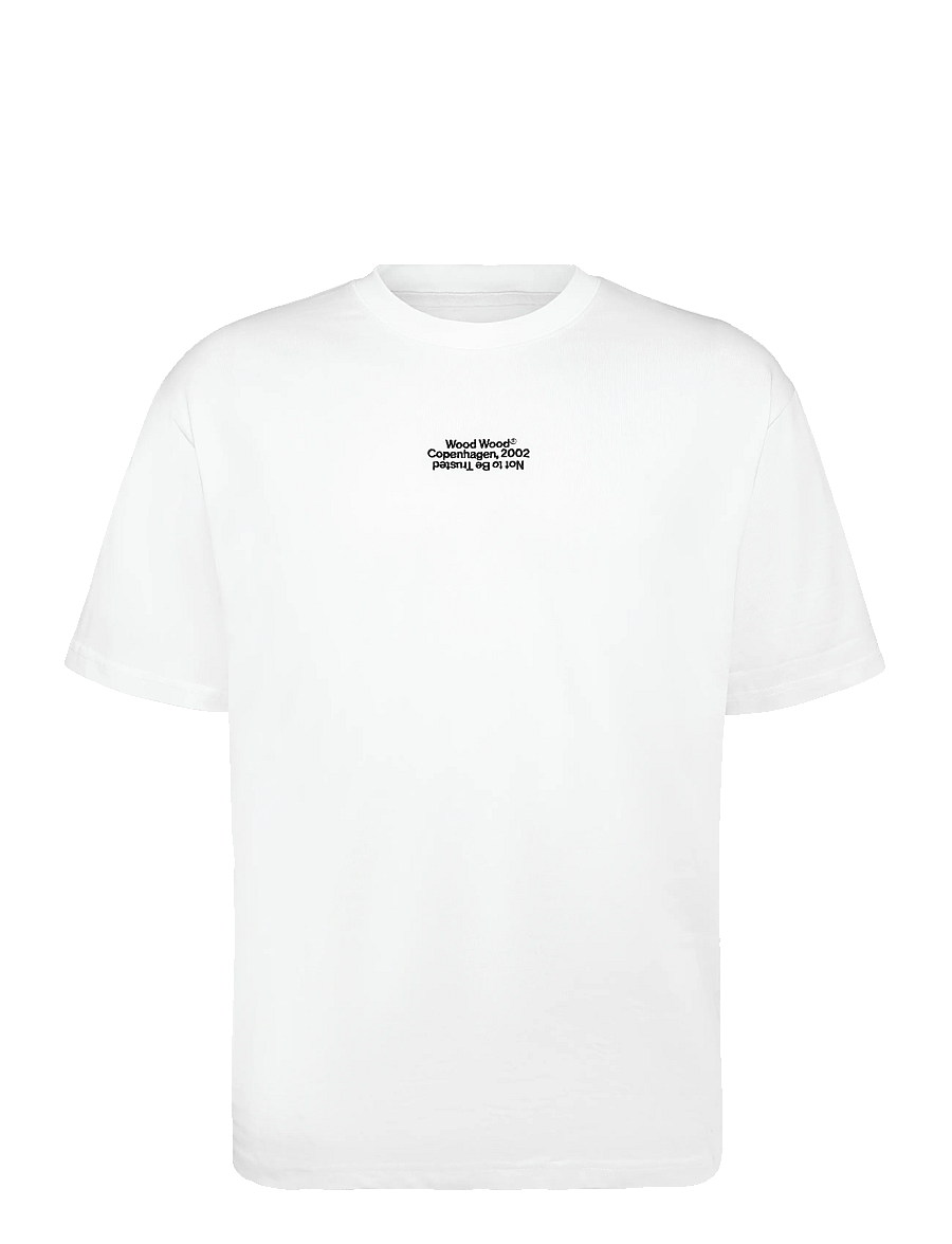 WOOD WOOD - WWOliver tee 25490 - stutterma bolir - bright white - 1