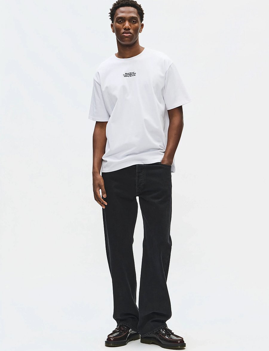 WOOD WOOD - WWOliver tee 25490 - kurzärmelige t-shirts - bright white - 2