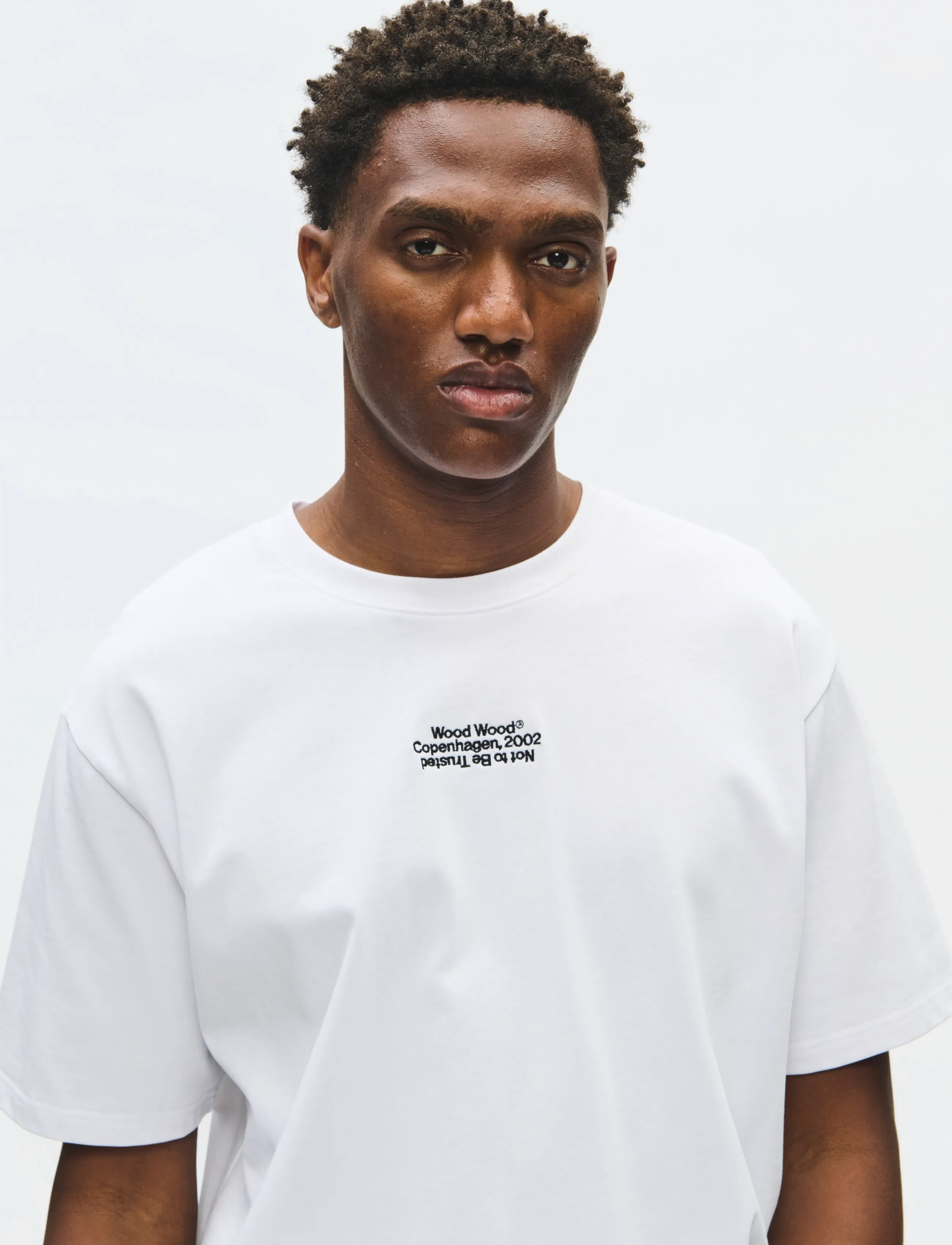 WOOD WOOD - WWOliver tee 25490 - kortärmade t-shirts - bright white - 4