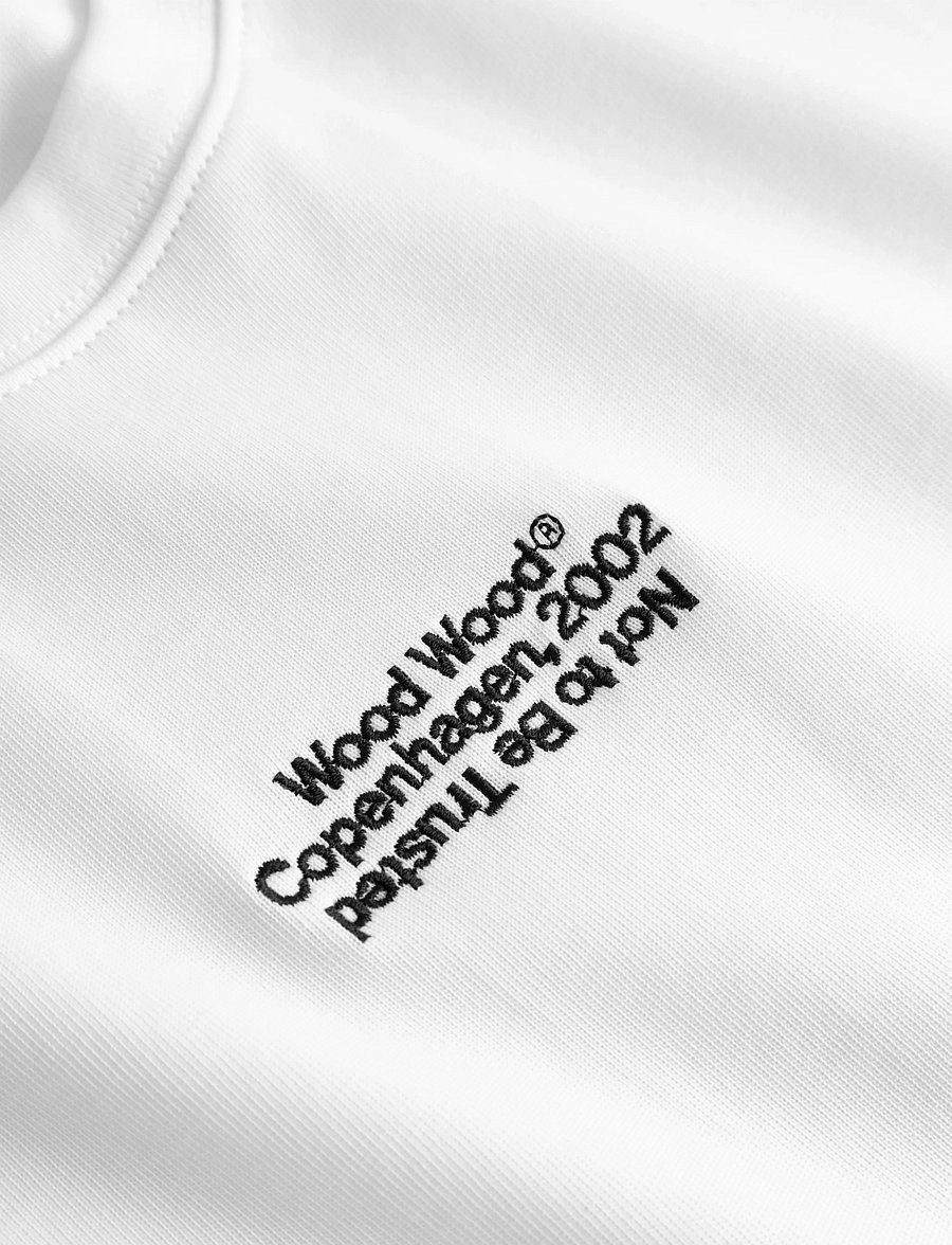 WOOD WOOD - WWOliver tee 25490 - kurzärmelige t-shirts - bright white - 5