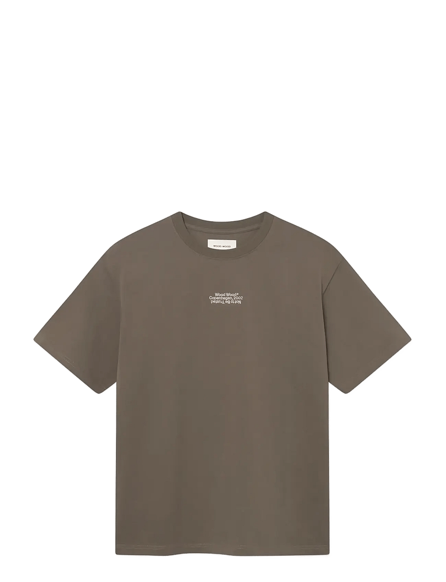 WOOD WOOD - WWOliver tee 25490 - kurzärmelige t-shirts - crocodile - 1